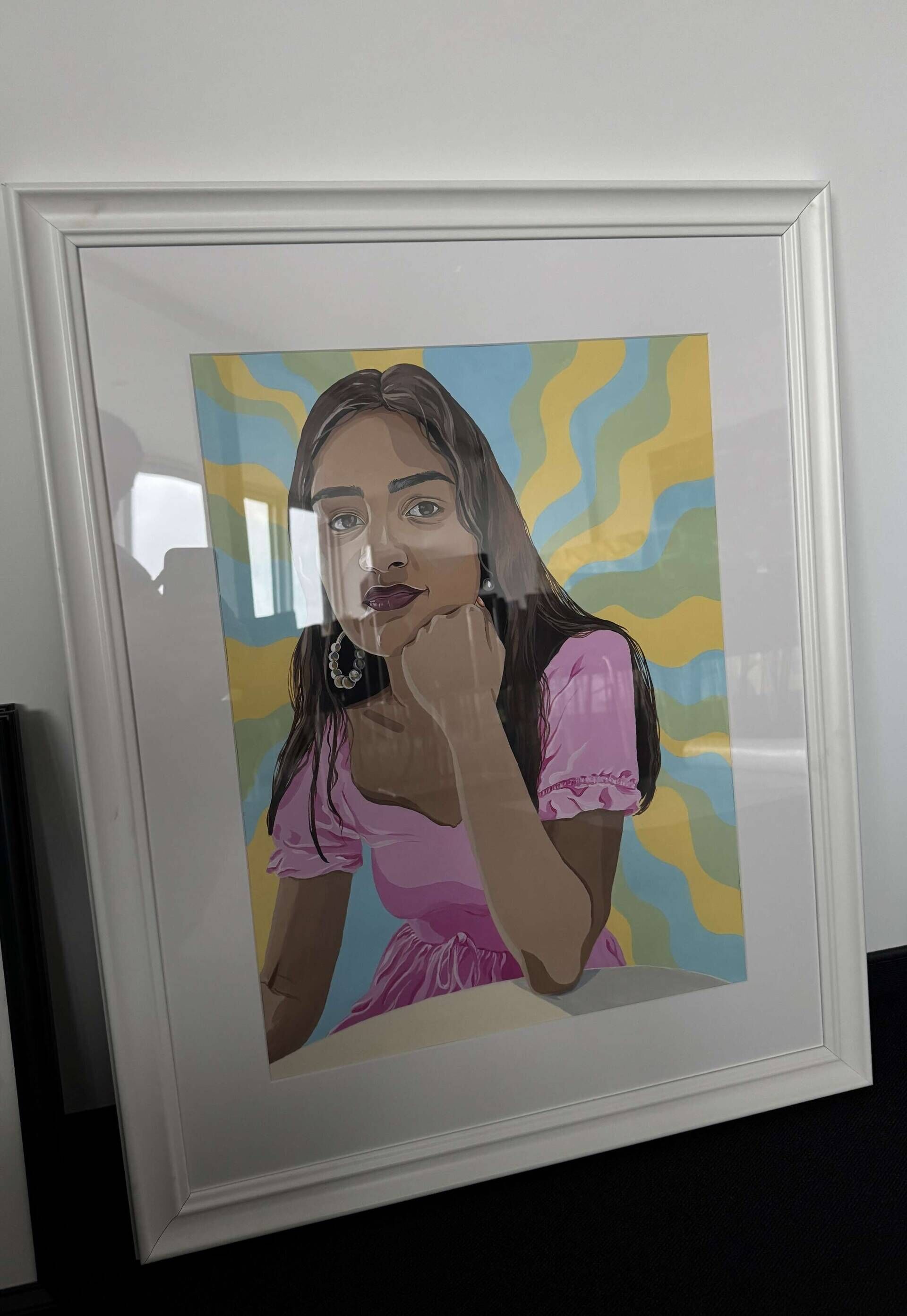Porträt Jasmin Acrylmalerei - Julia Oleinicenko 1