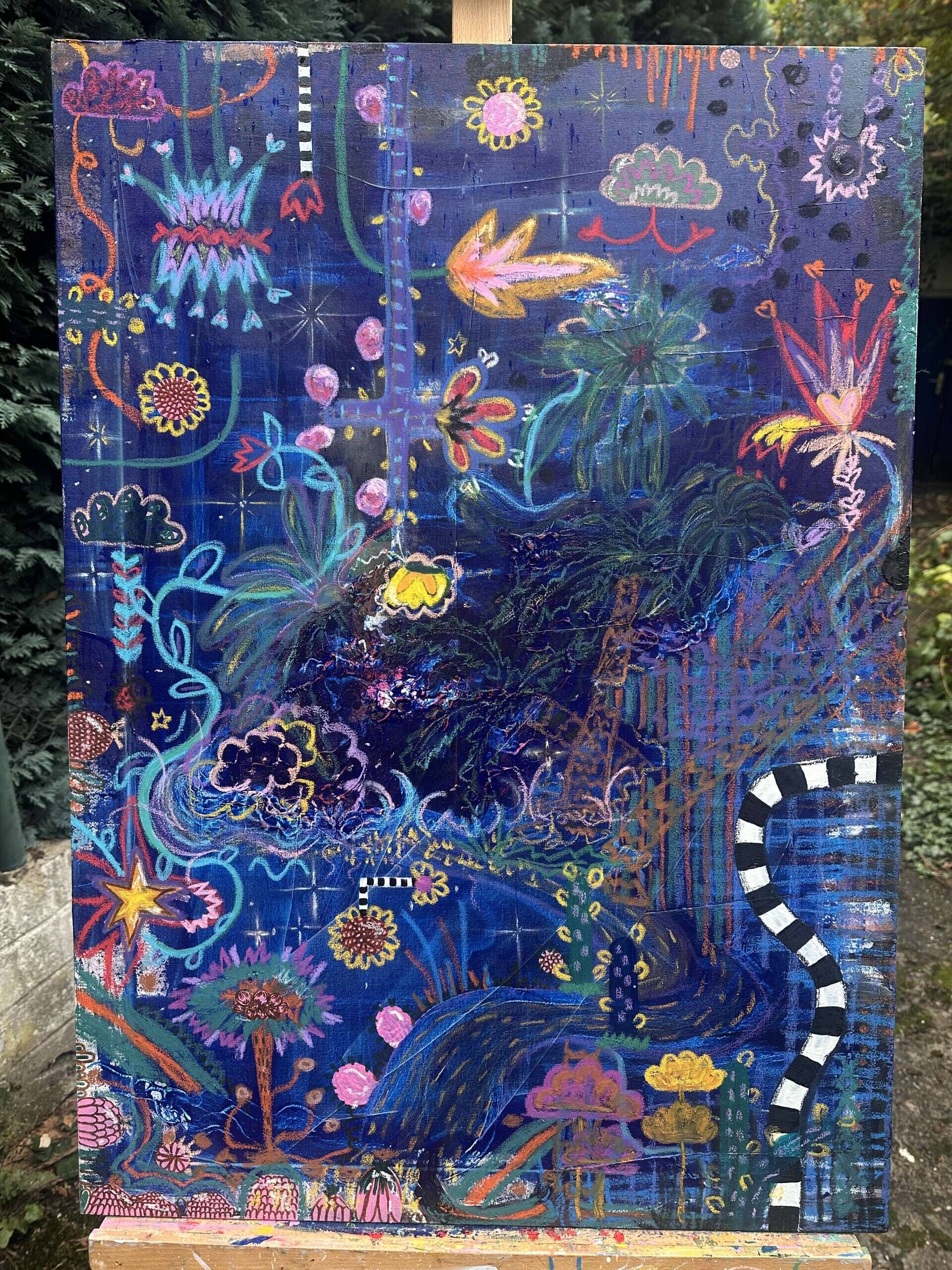 playing blue  - Hannah  Behrends  2