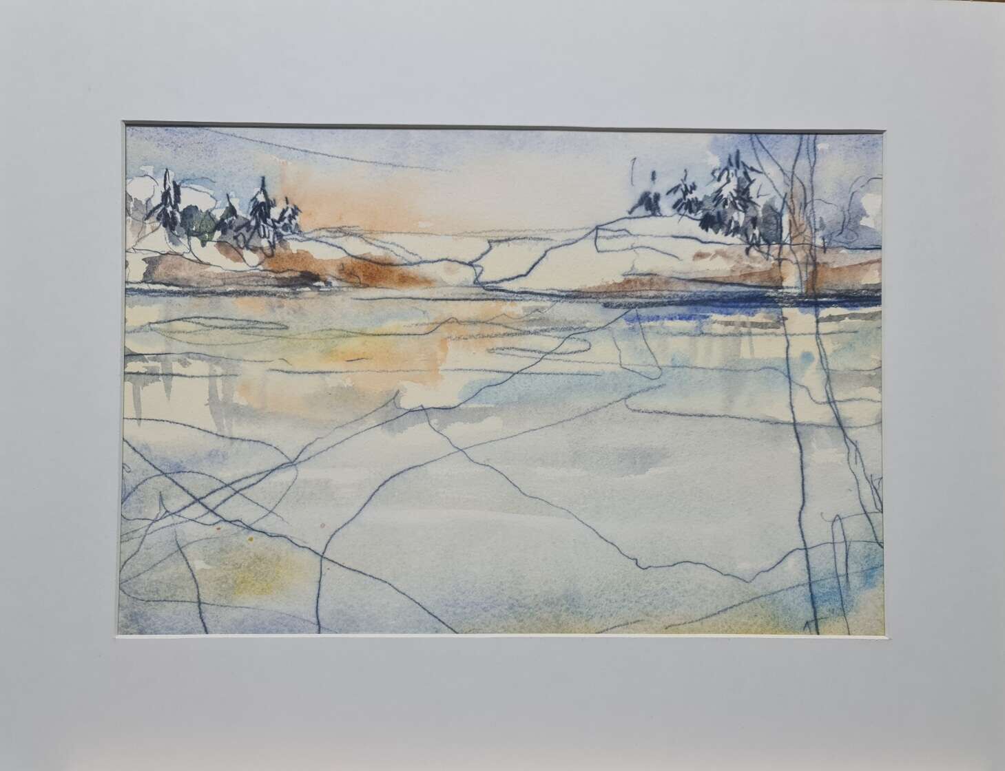Aquarell am See 7 - Annegret Mainz 2