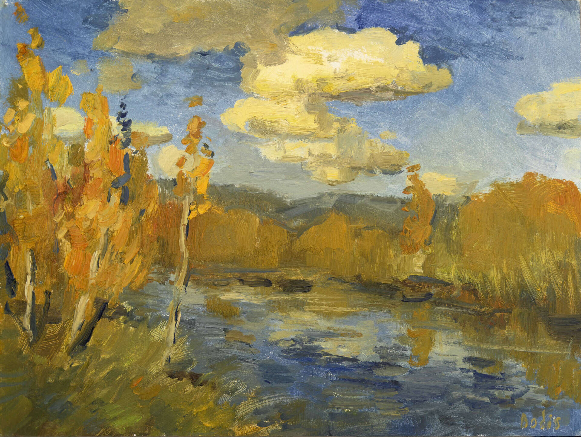 Golden autumn - Bohdan  Dobrivskyi  1