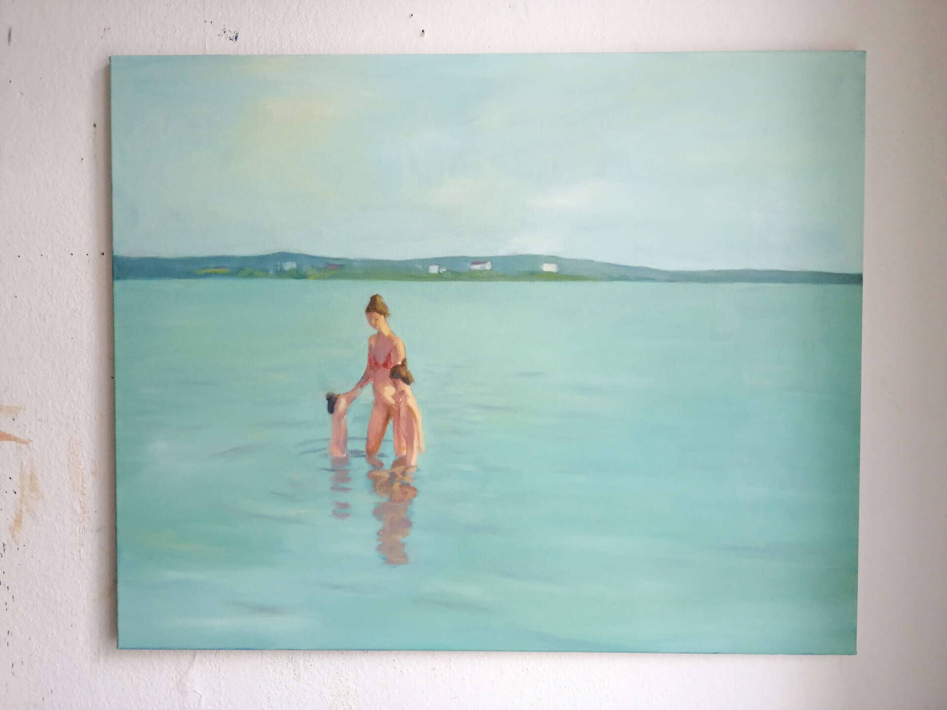 Mutter mit Kindern am See - Christian Herzig 2