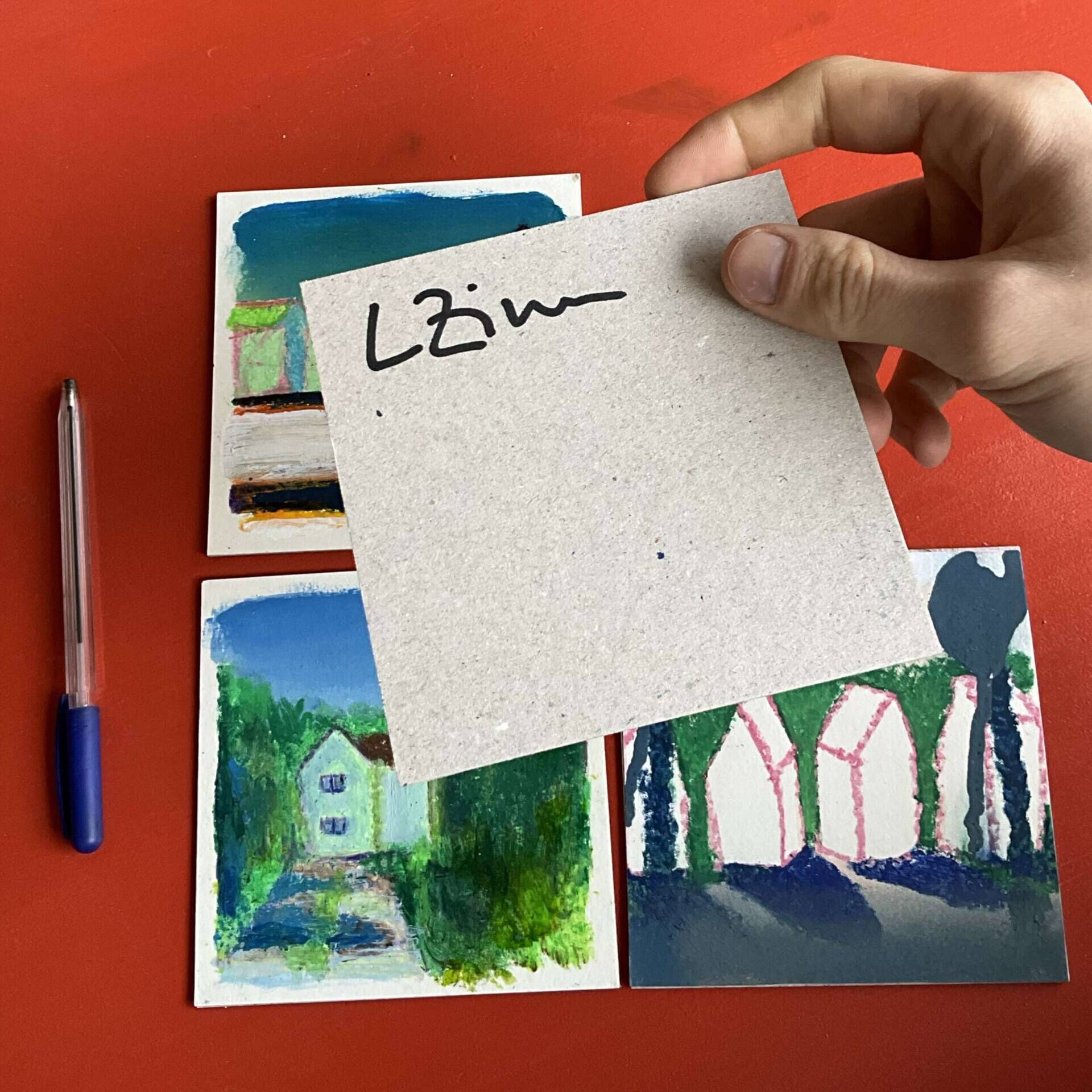 Set aus 4 Papierarbeiten, Nummer 14 - Lukas Franz Zimmermann 4