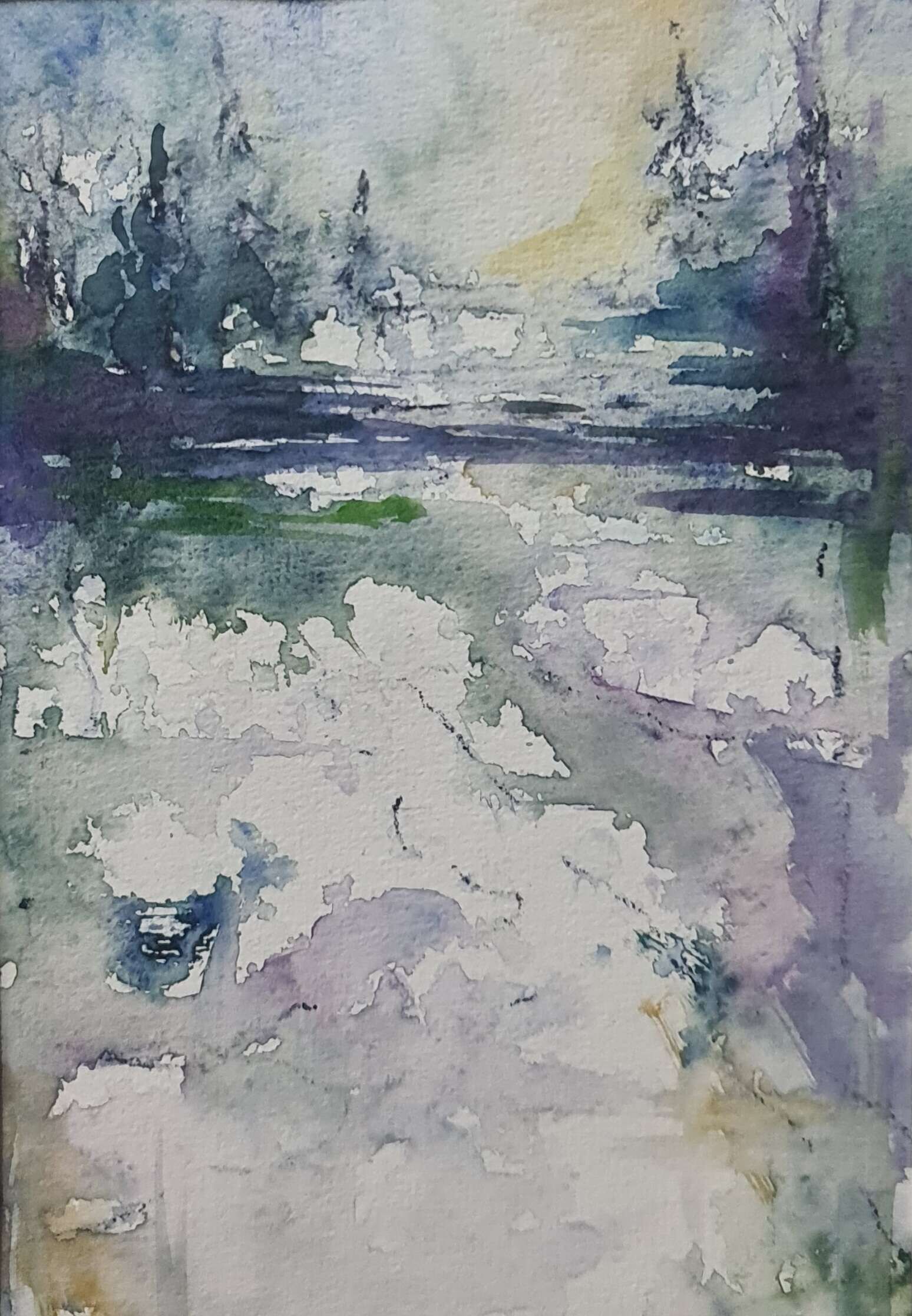 Aquarell am See 4 - Annegret Mainz 1