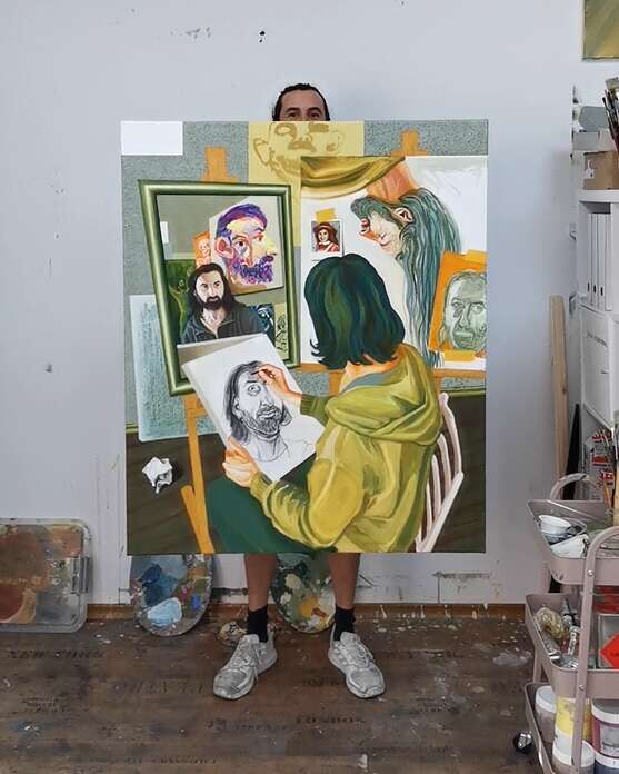 "Wer bist du?" fragte die Raupe und Alice eilte in ihr Atelier, um es herauszufinden - Christian Horras 1