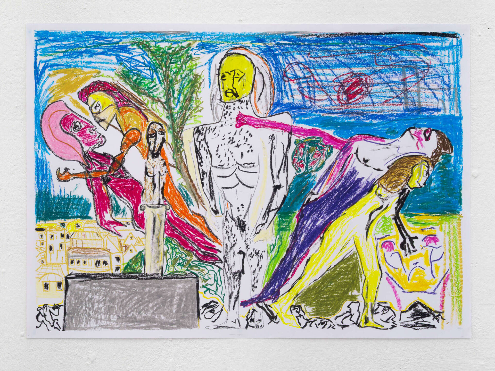 Figurenhalbkreis - Leonhard Mihm 1