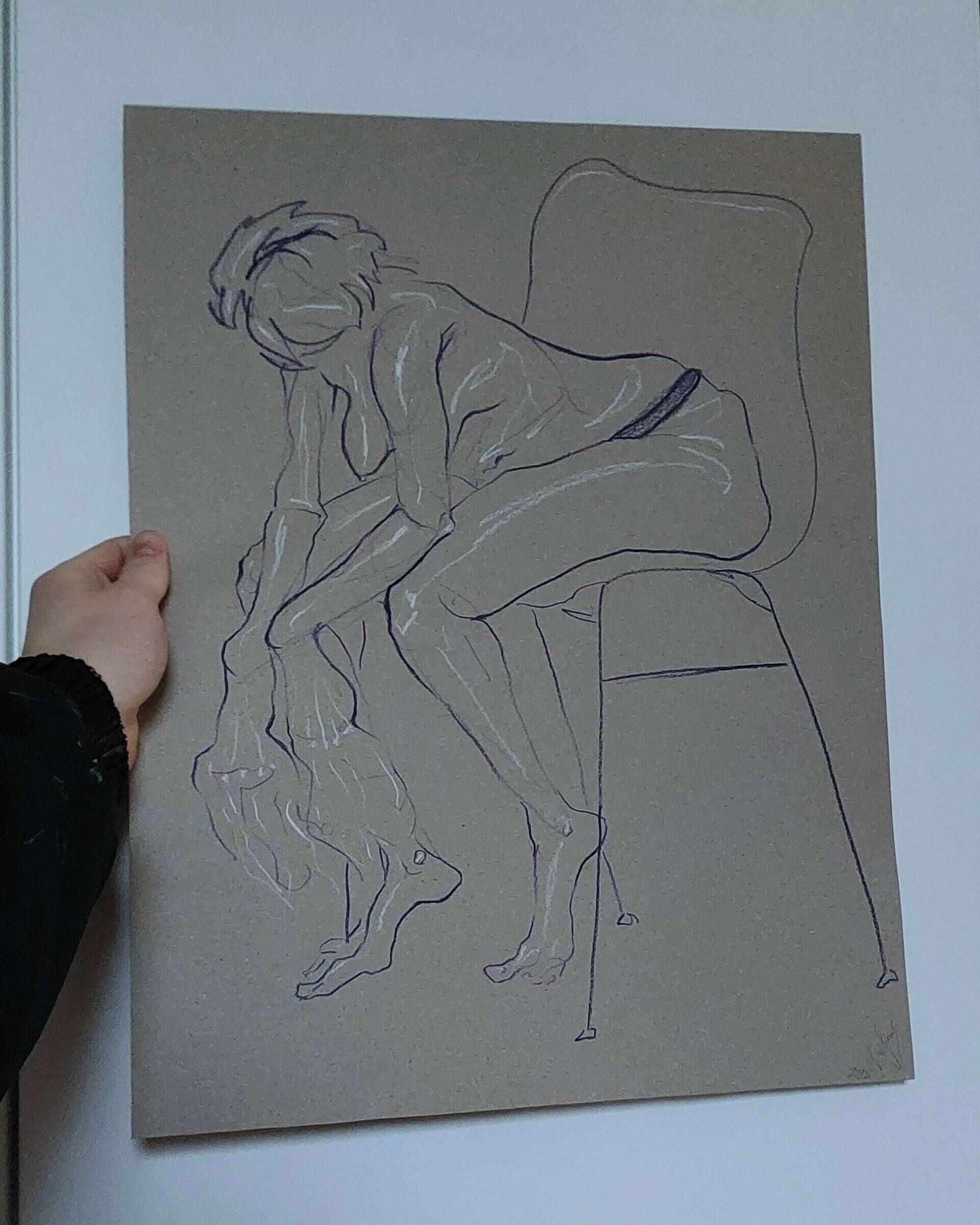 Sitzende weibliche Figur - Alexander Straub 4