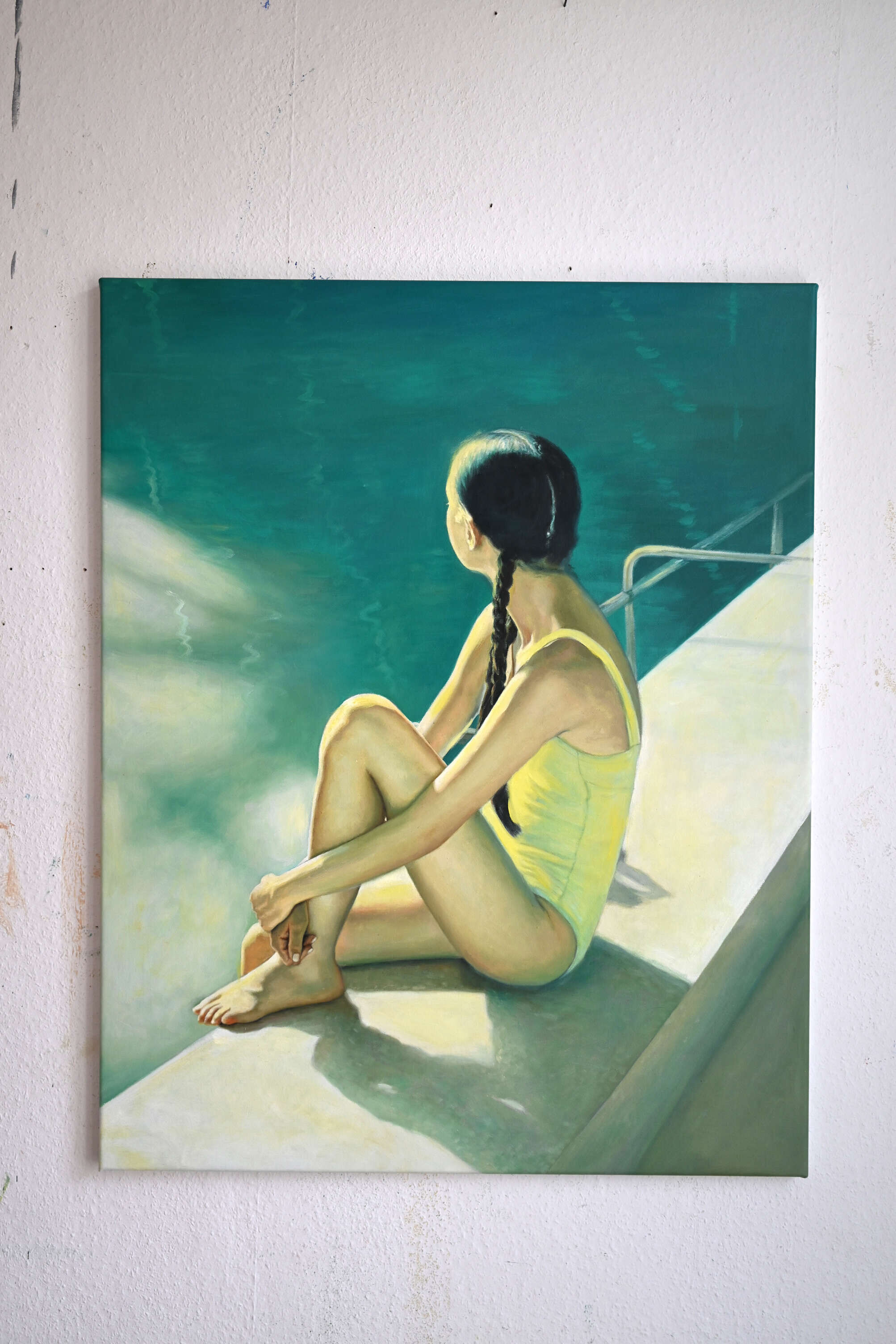 Mädchen am Pool - Christian Herzig 4