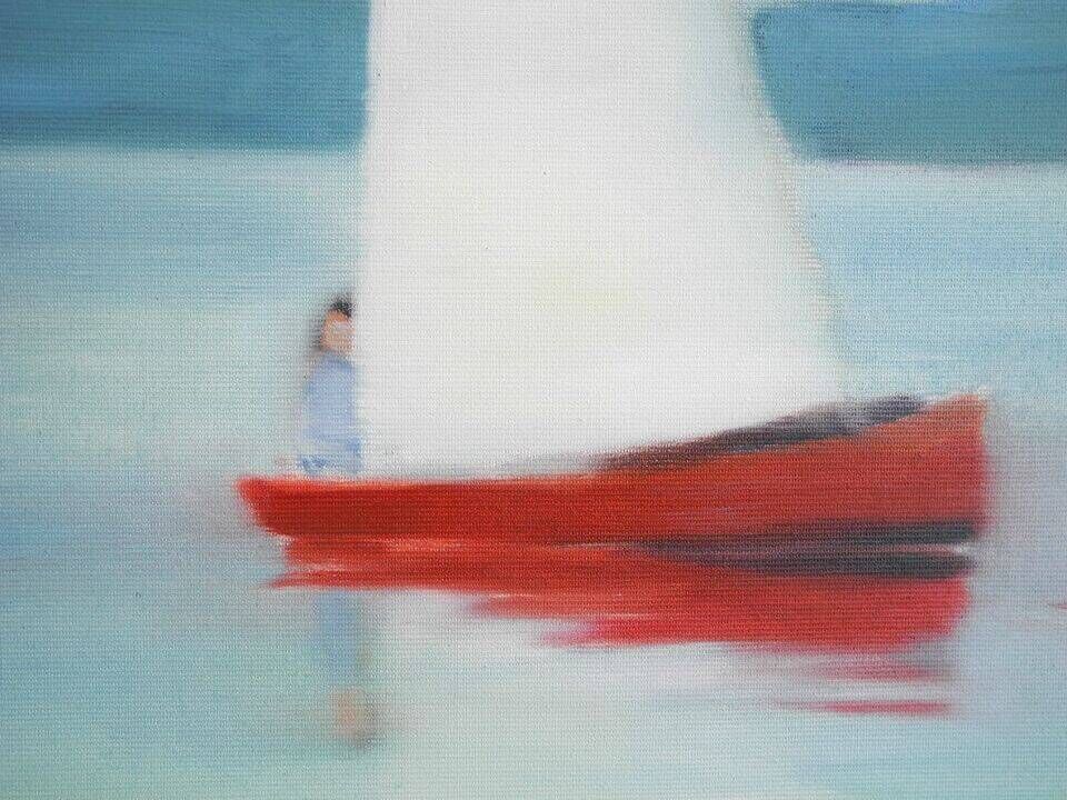 Rotes Segelboot - Christian Herzig 1