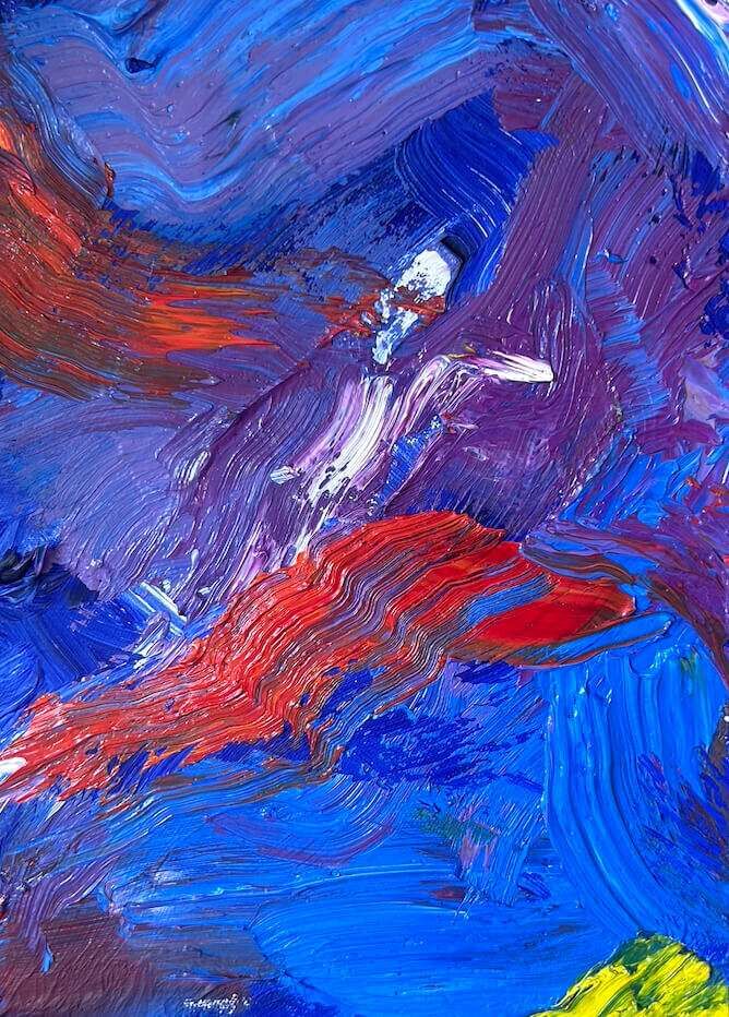 Farbstudie Farbenwelt Blau  - Leonel Perez 3