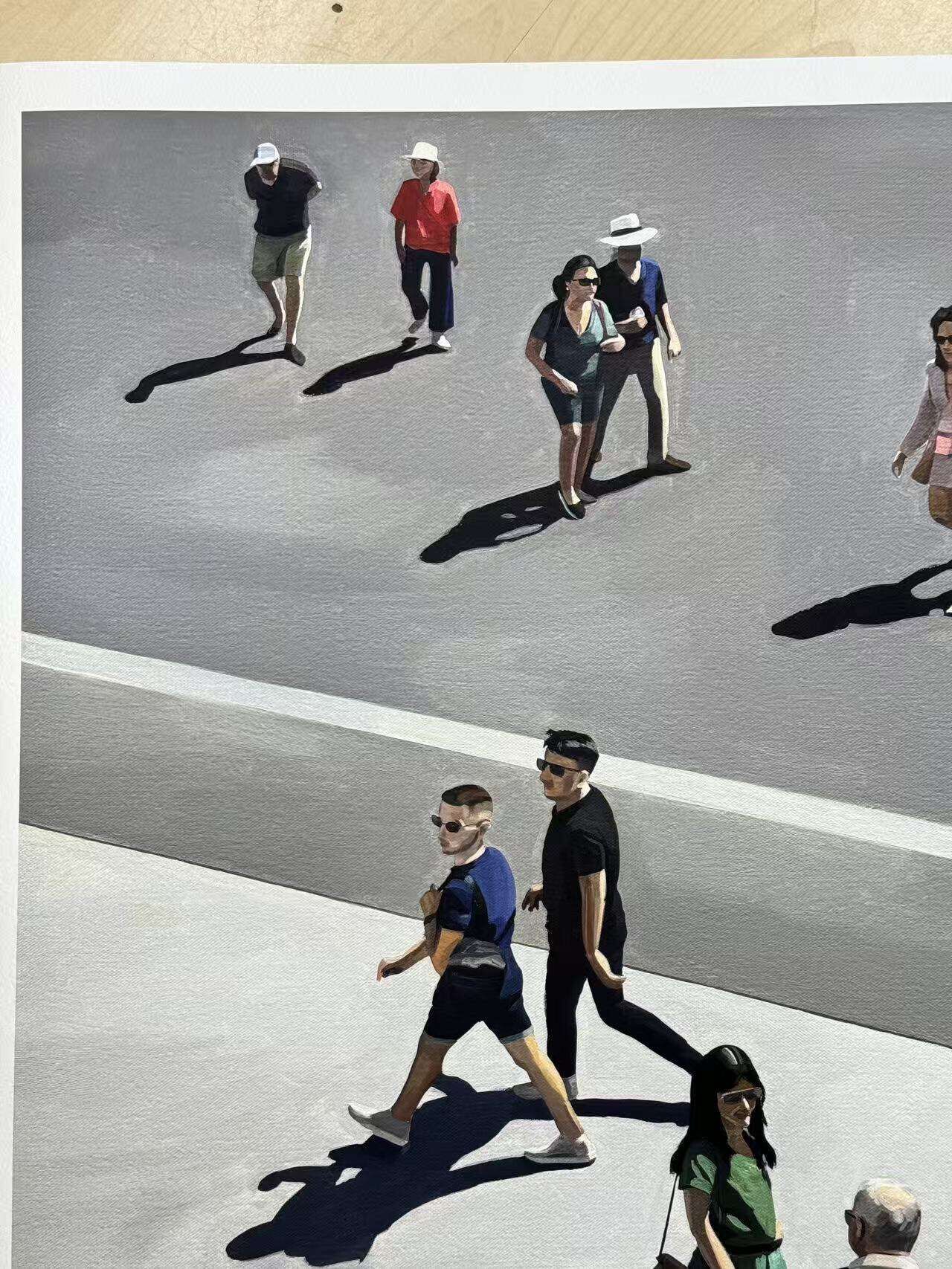 Passanten in Berlin （Fine Art Print ) - Fancheng Xu 6