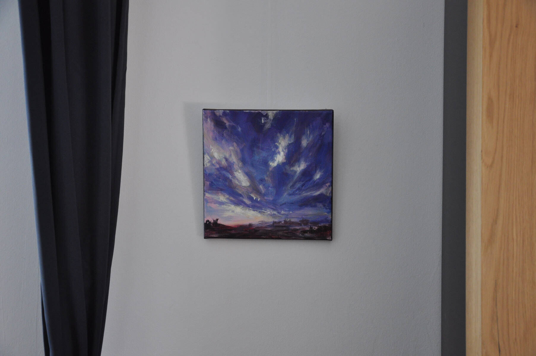 Wolkenaufbruch Violett I