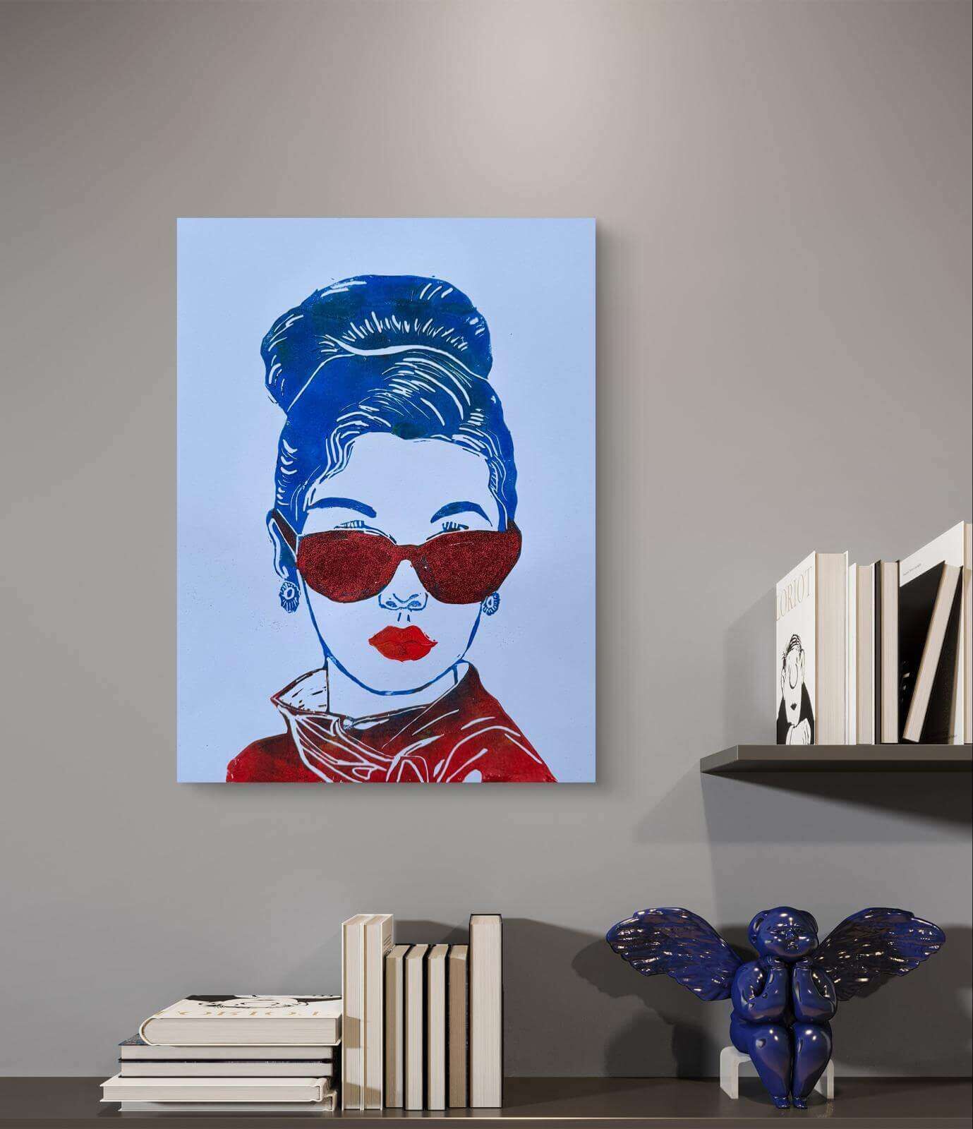 THE COOL GIRL 02 Linolschnitt - Sybille Stein 4