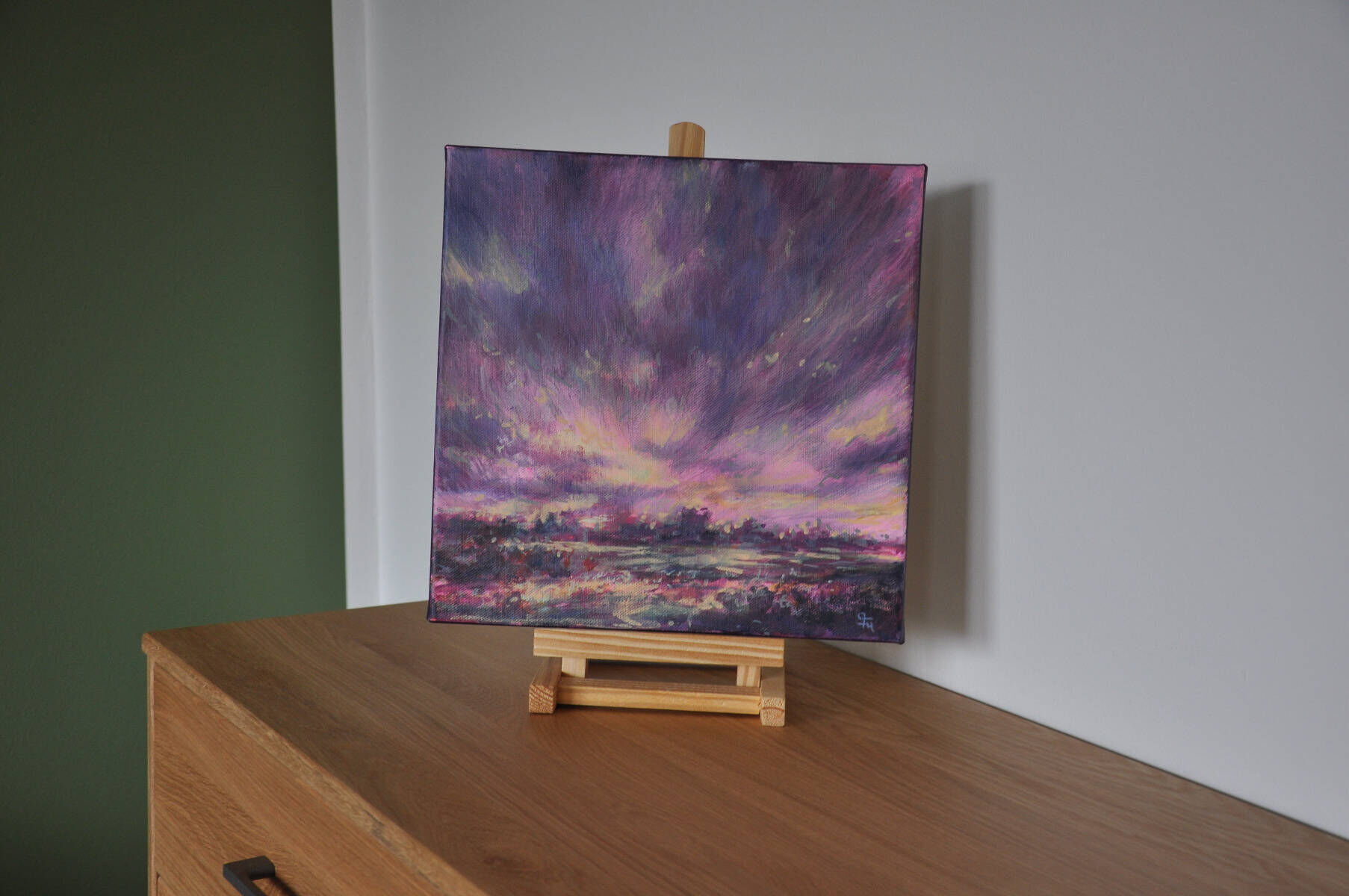 Wolkenaufbruch Violett III