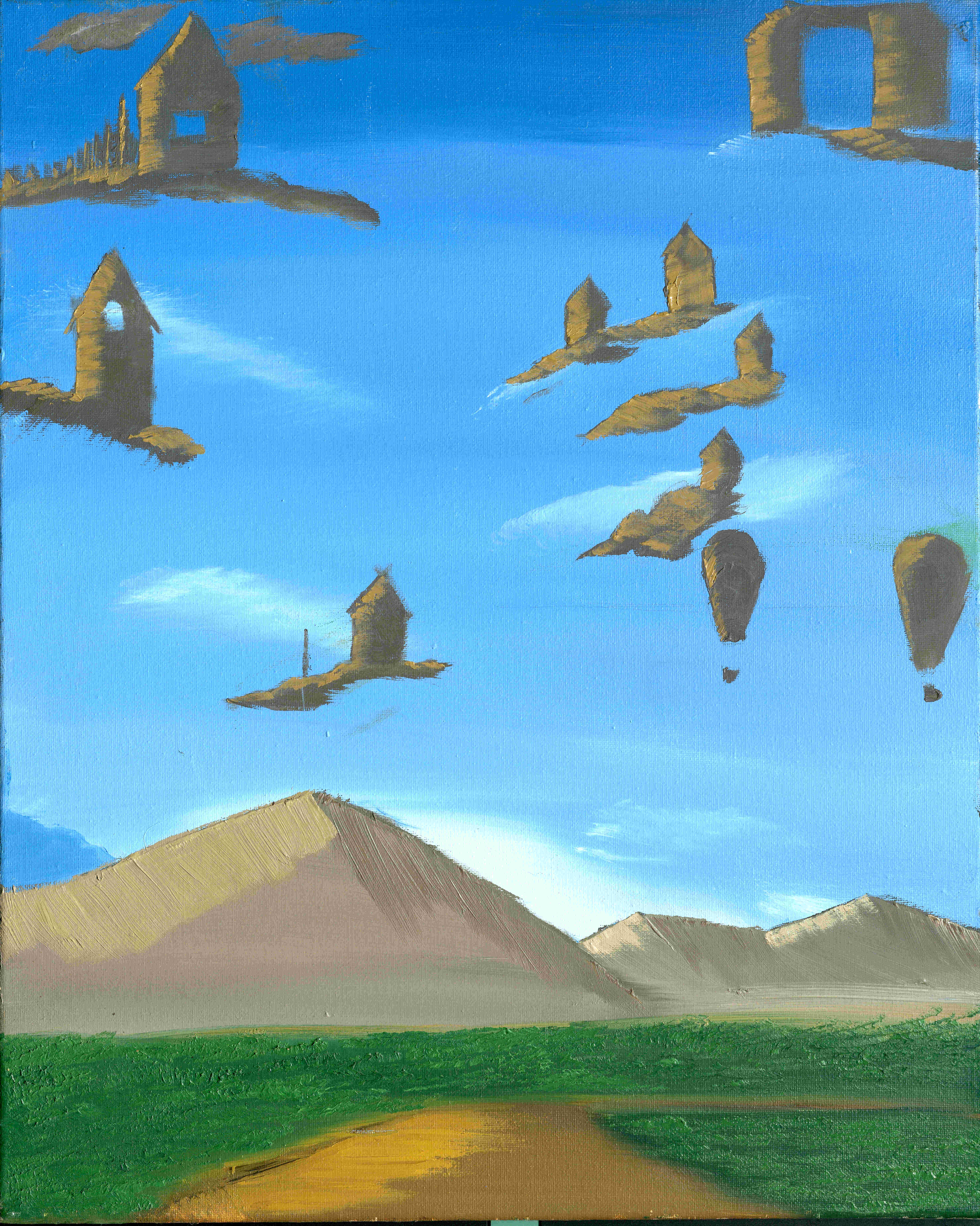 Häuser in der Luft, 2023 - Mirko Lassalle 1