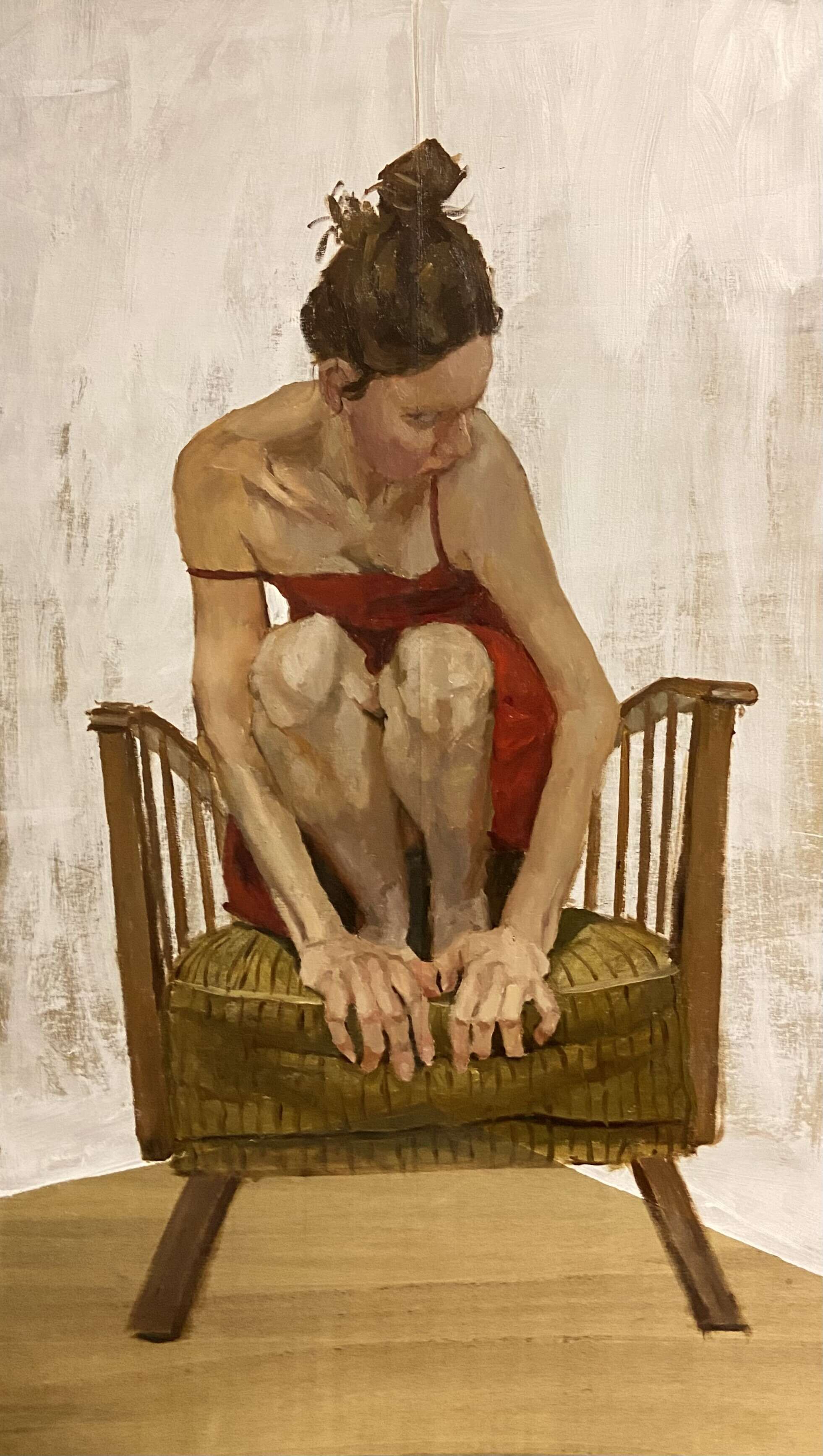 Elisa auf grünem Stuhl  - Lilli Geyer 1