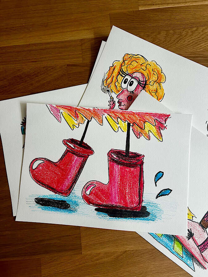 Rote Stiefel - Luna Stender 2