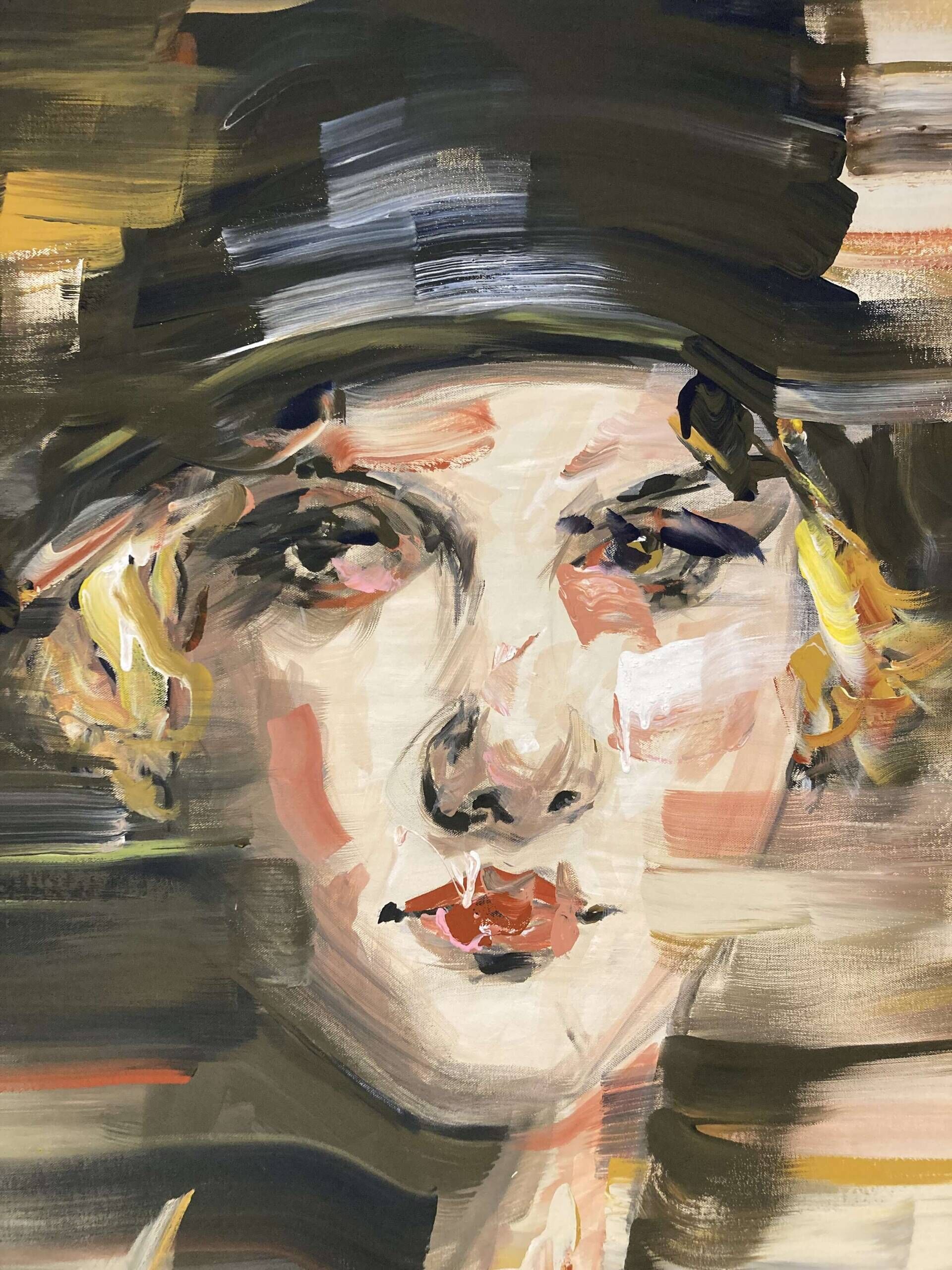 Dame im Schattenhut - Kim Helbig 1