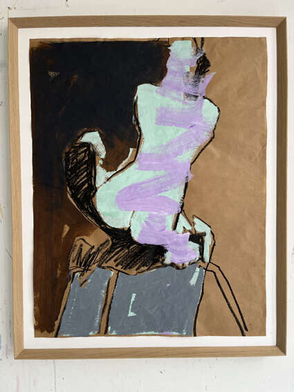 Weiblicher Akt Rückenansicht (AZ2025-2) - Anja Edelmann 2