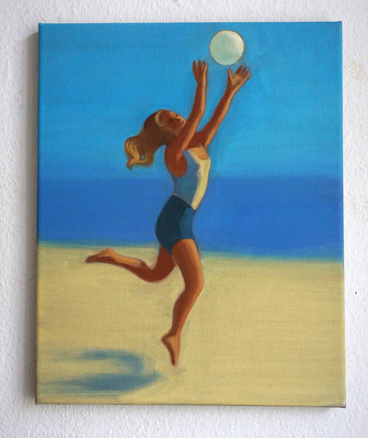 Mädchen mit Ball - Christian Herzig 1