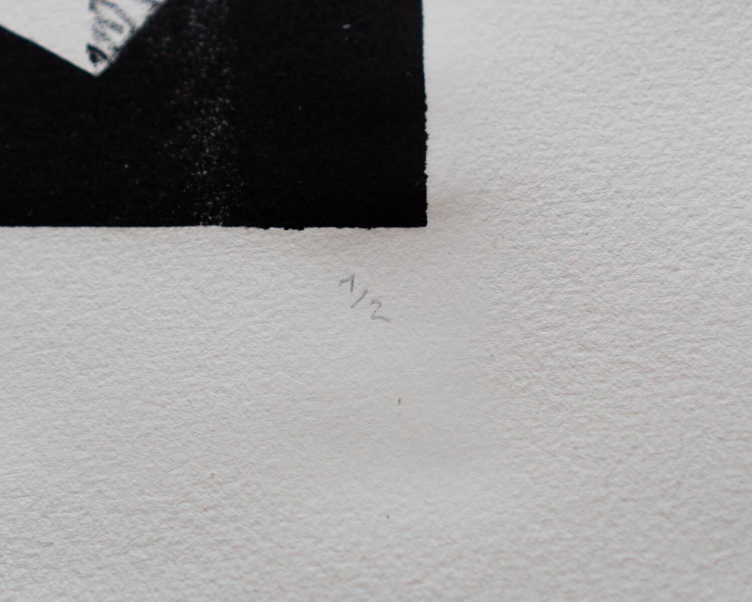 Stadt - Lithografie