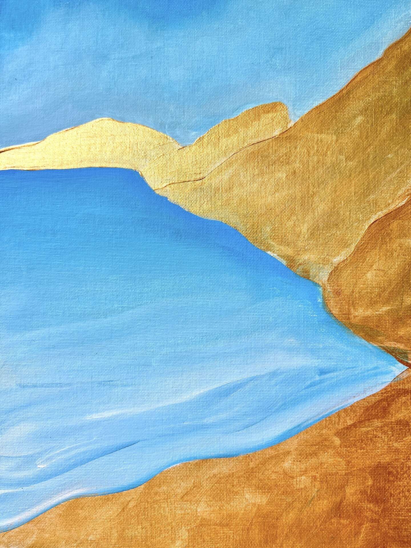 Goldene Berglandschaft - Nazanin Raji 4