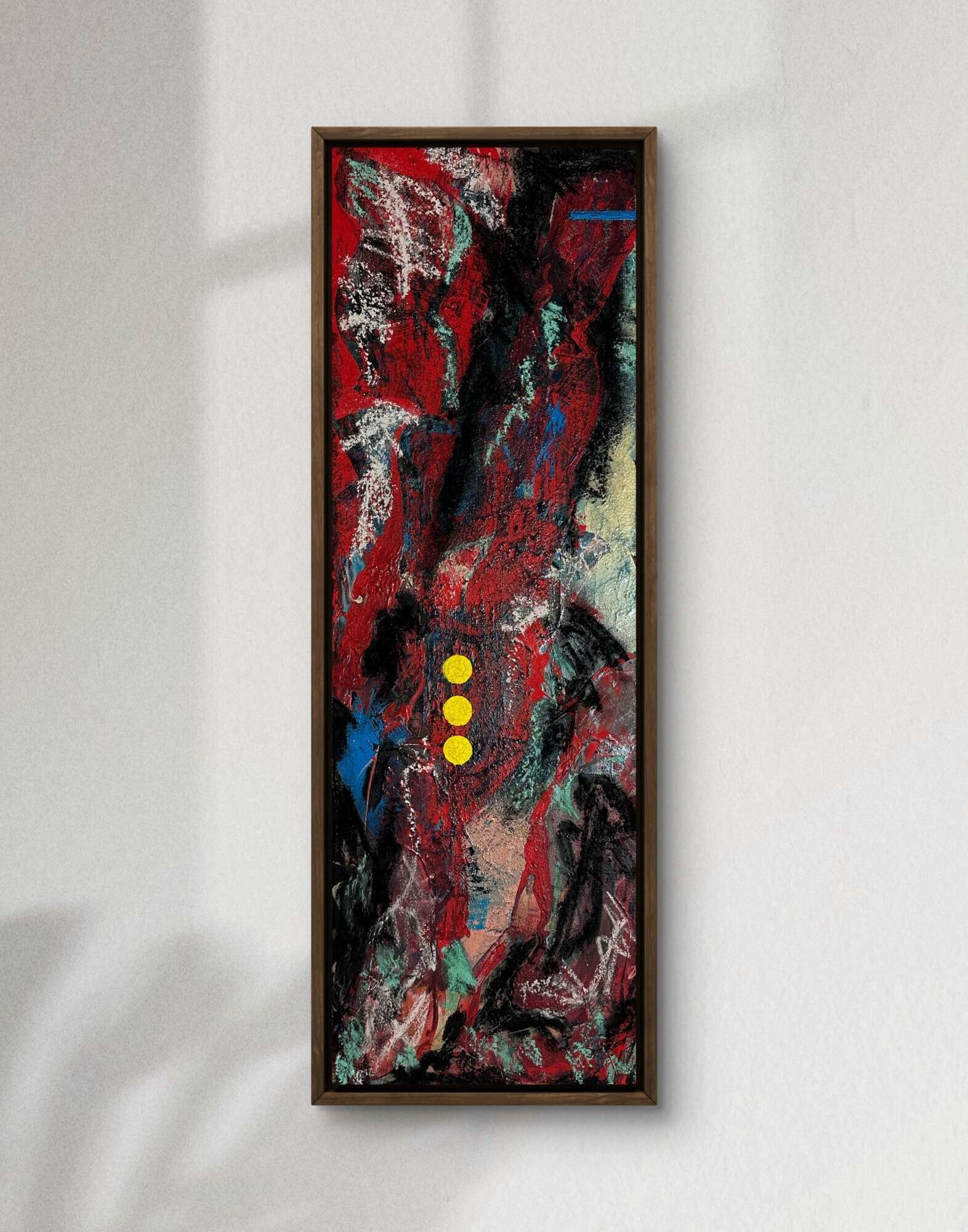 abstract with three yellow dots - Martin Collmann 2