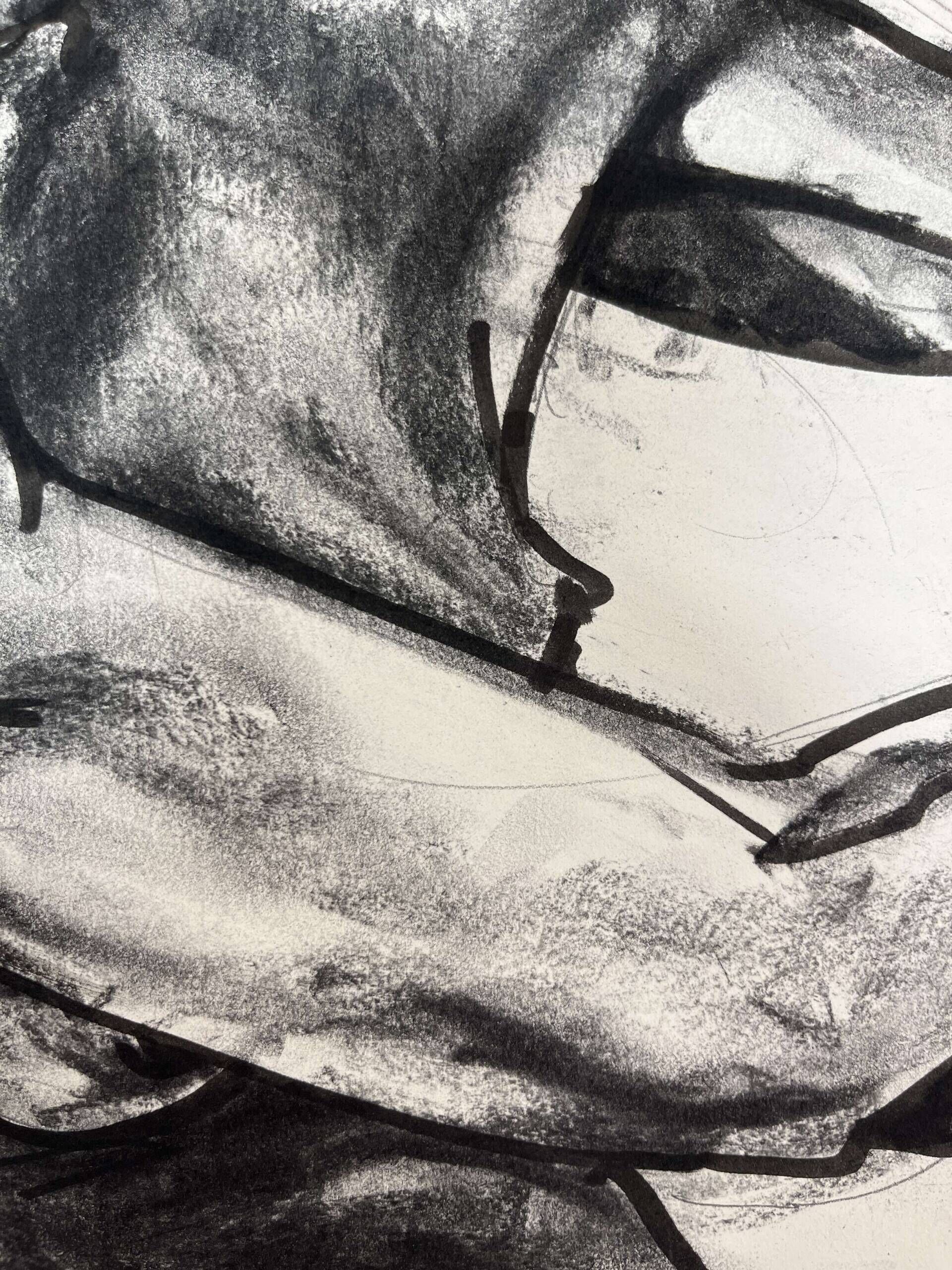 Männerakt mit erhobenem Arm - Leon Tho Barwig 4