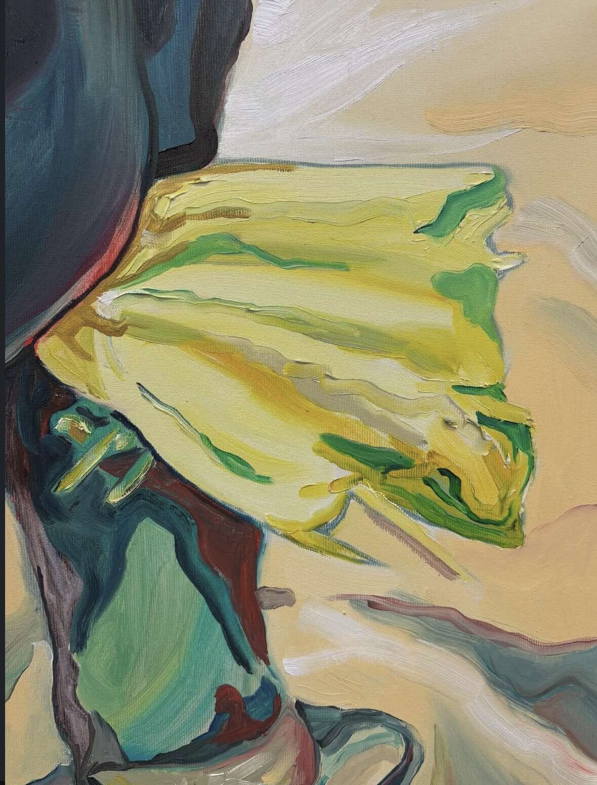 Einpflanzen und Festtreten des Halms - Jonathan Lützen 1