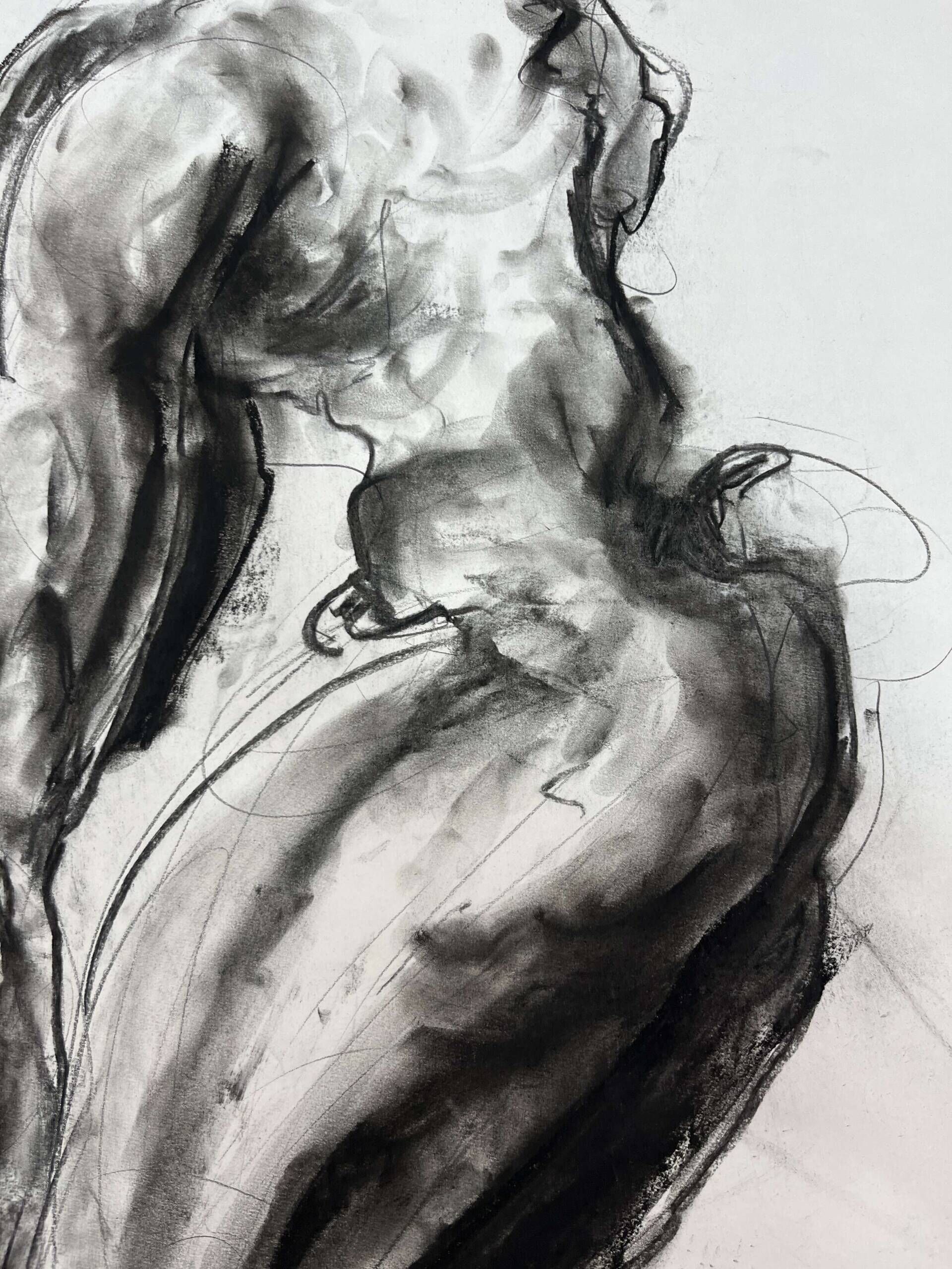 Stehender Männerakt - Leon Tho Barwig 4