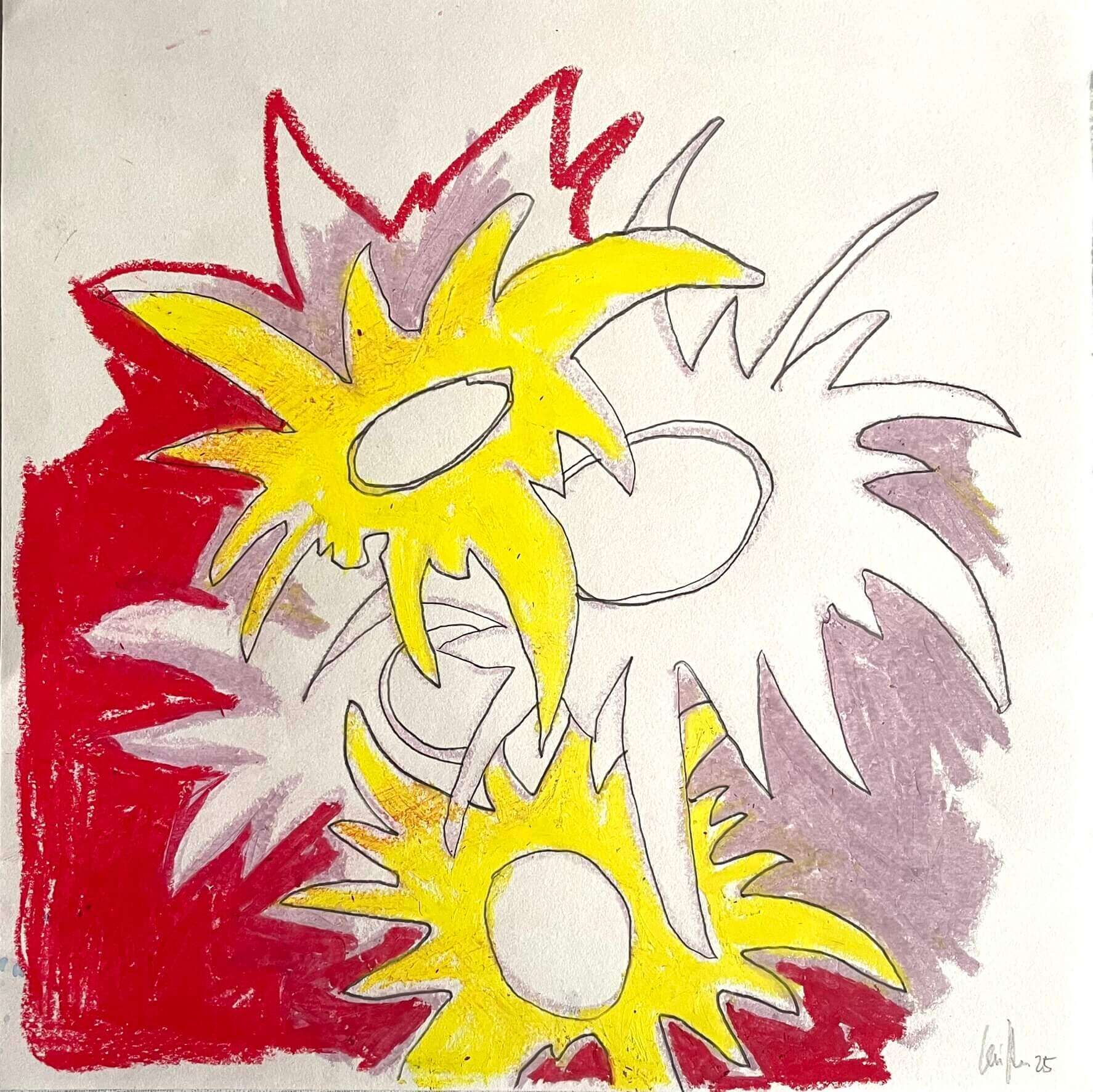 o.T. / Red Flowers - Leoni Hannah 2