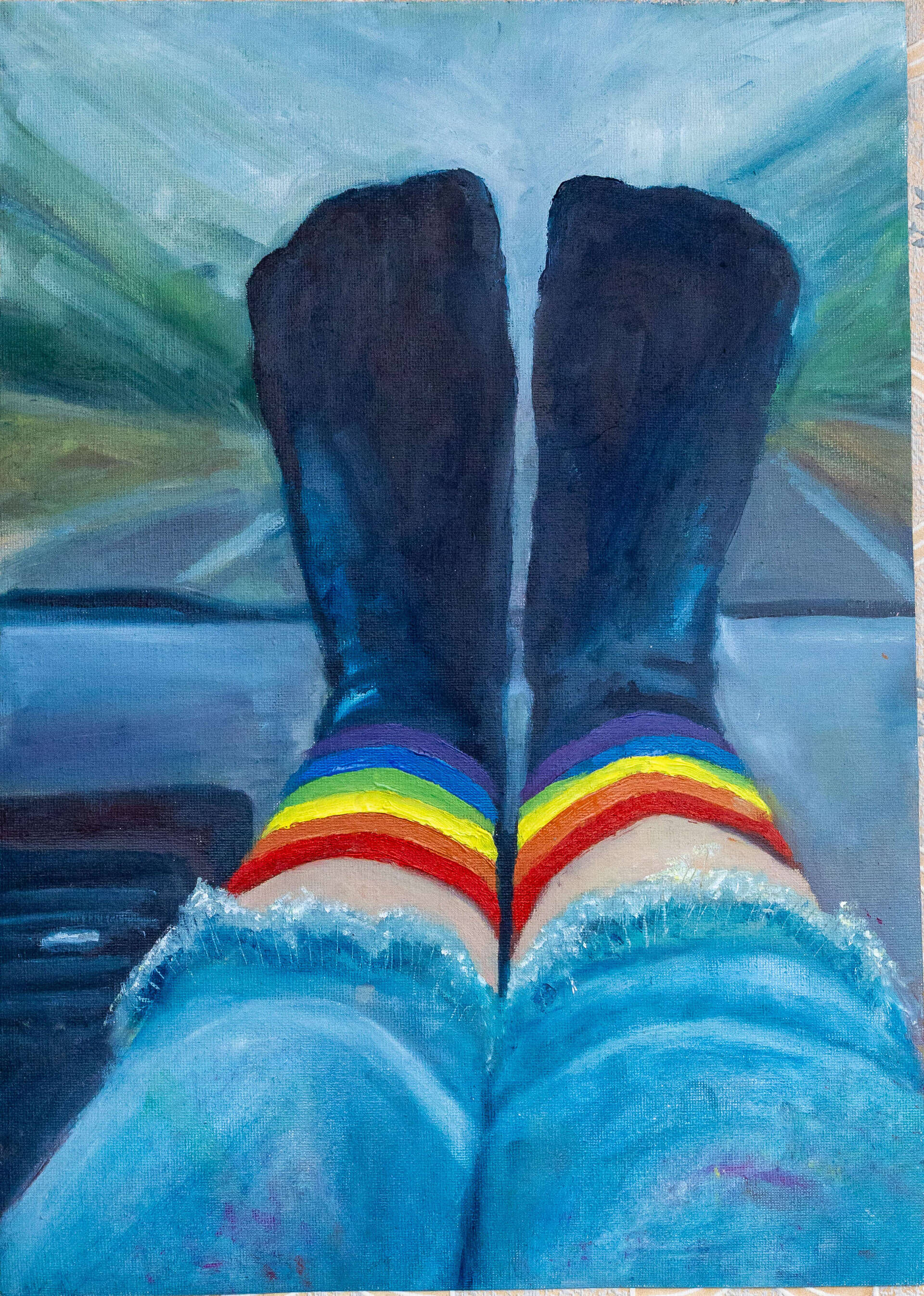 Rainbowsock 3 - Merle Renkl 1