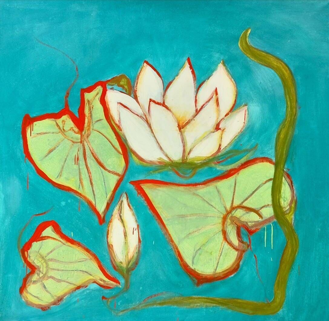 Golden Summer Waterlilies 3 - Martina  Schepperle  1