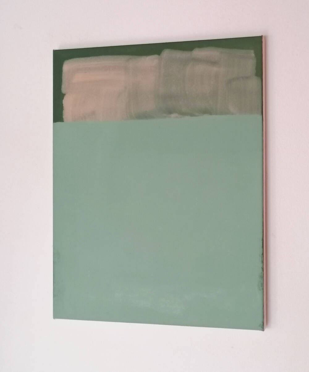 Ohne Titel (blue and green) - Sabine 1