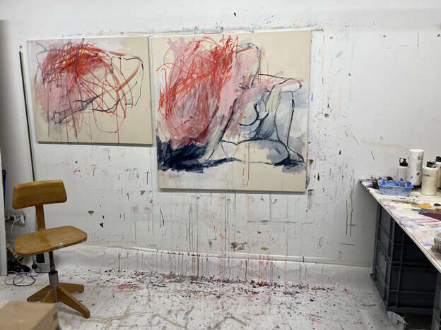 Verspielter Akt klein - Anja Edelmann 2