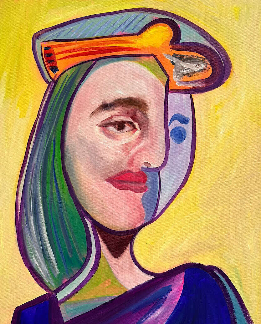 Critical Deconstruction of the Muse after Picasso II - Leonel Perez 1