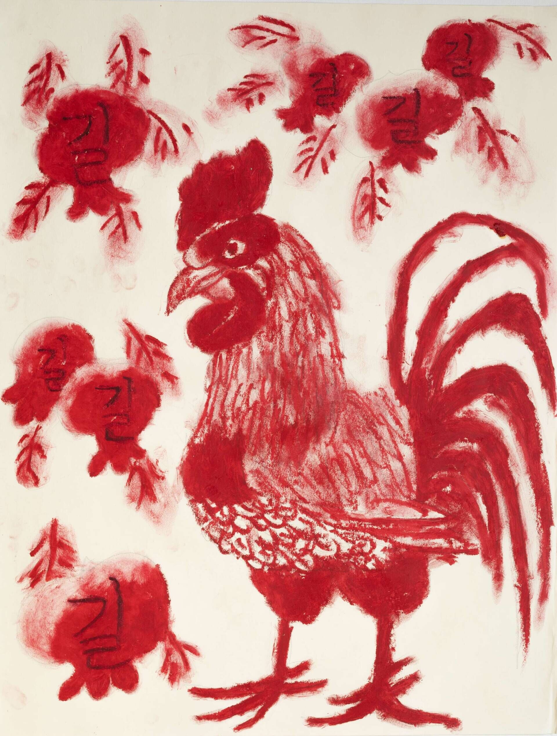 Rote Zeichnung (Hahn-2) - Soyoung Park 1