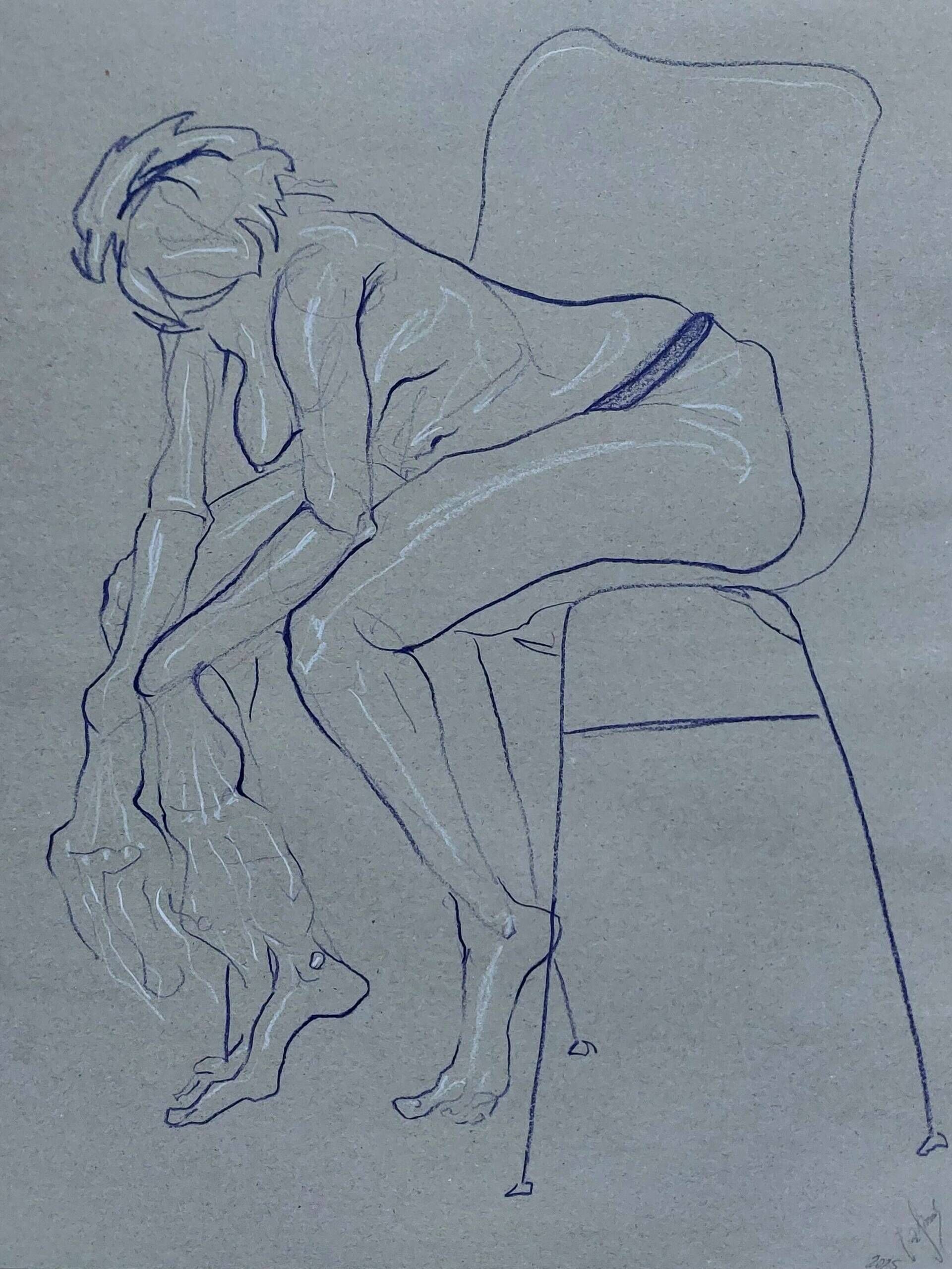 Sitzende weibliche Figur - Alexander Straub 1