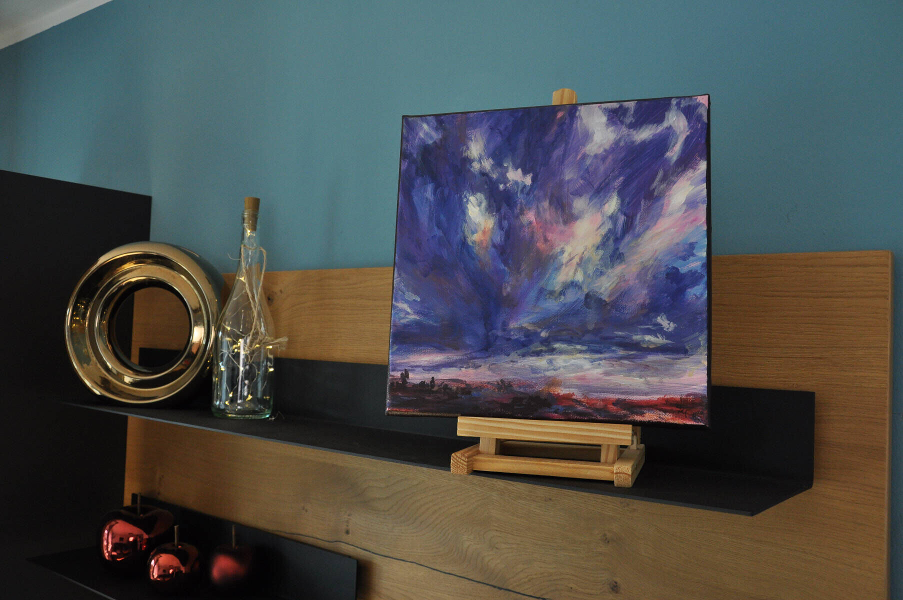 Wolkenaufbruch Violett II