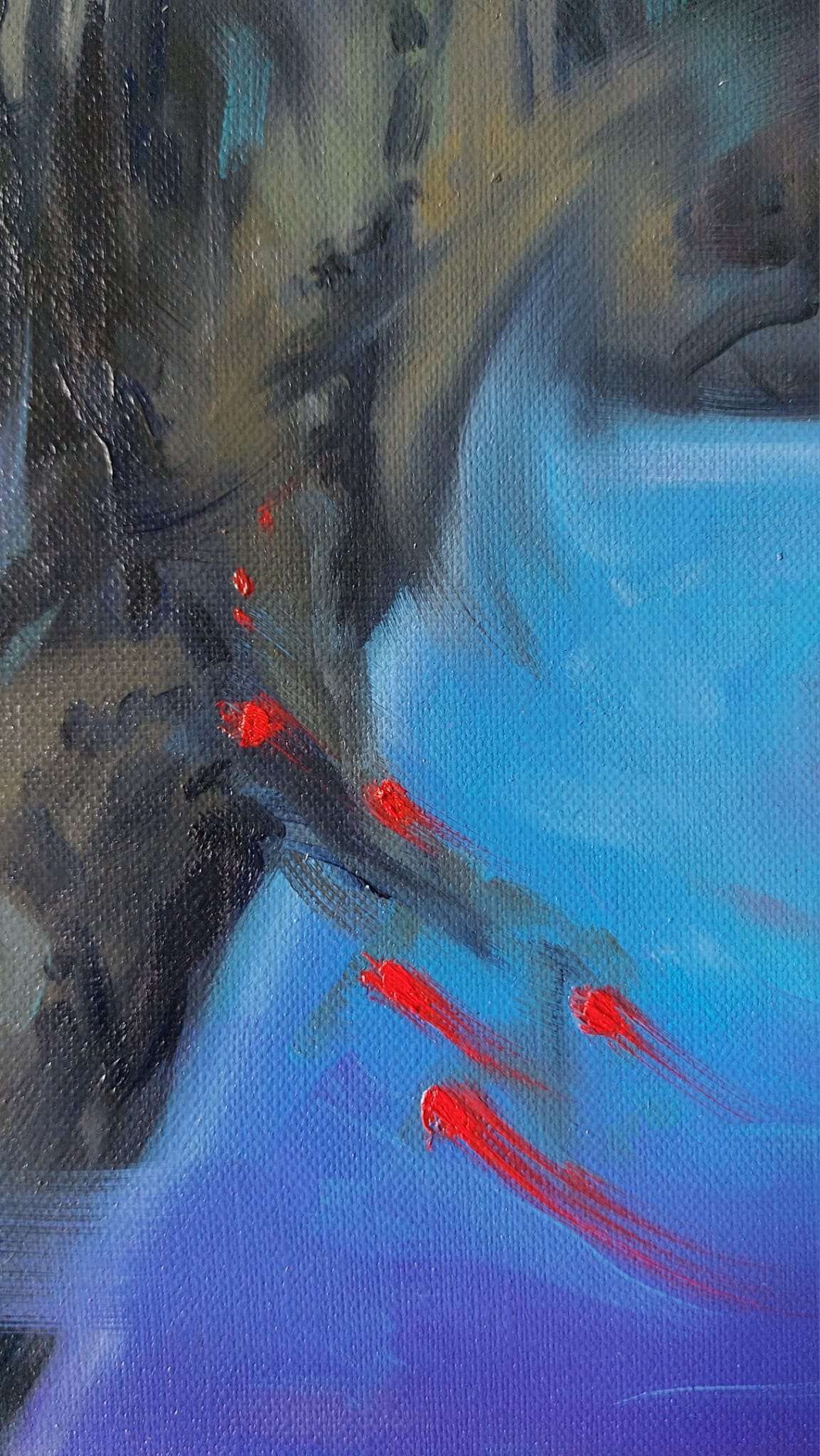 Blauer Untergrund im Wald - Alexander Straub 12