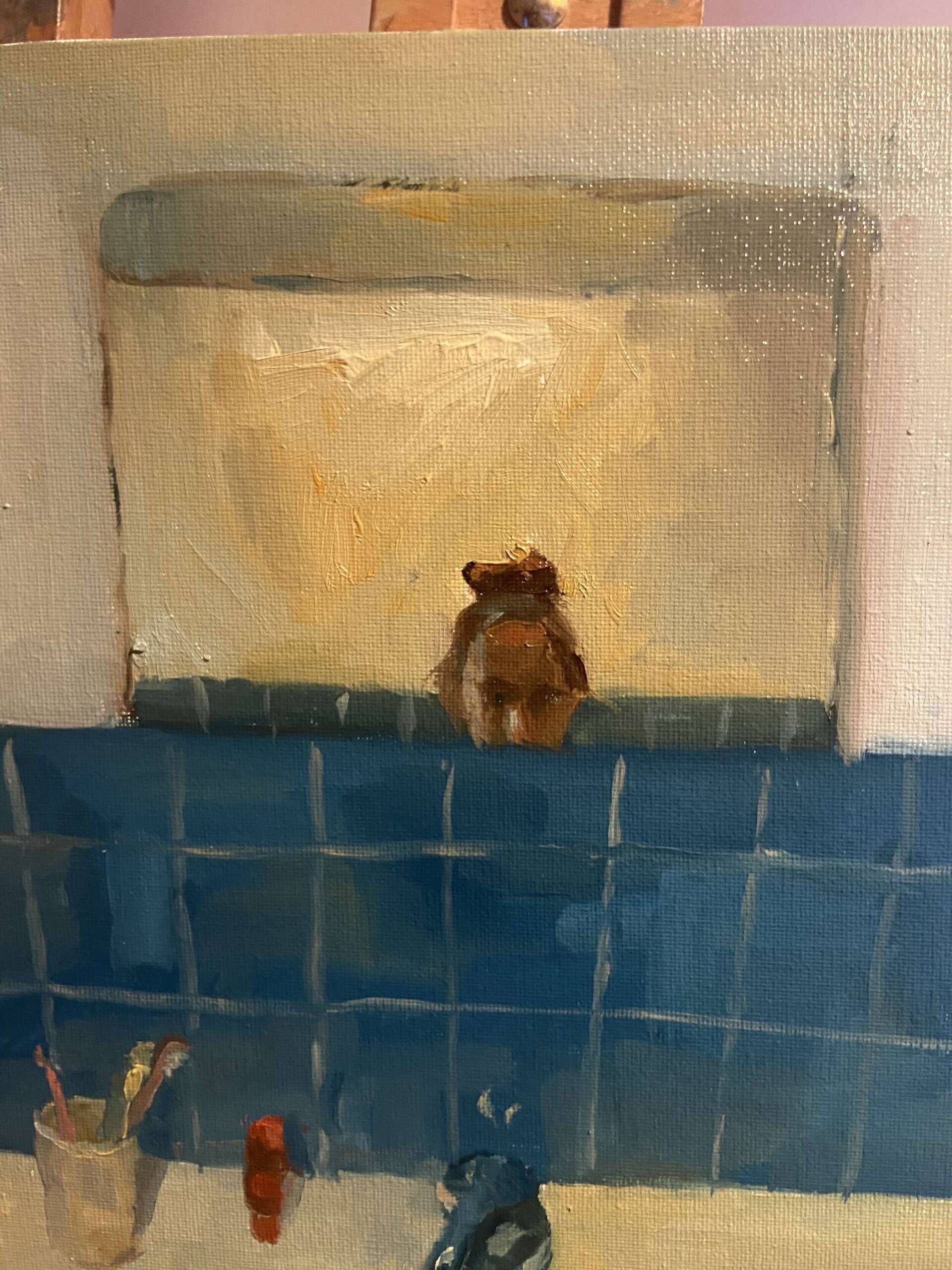 Blaues Badezimmer - Lilli Geyer 2