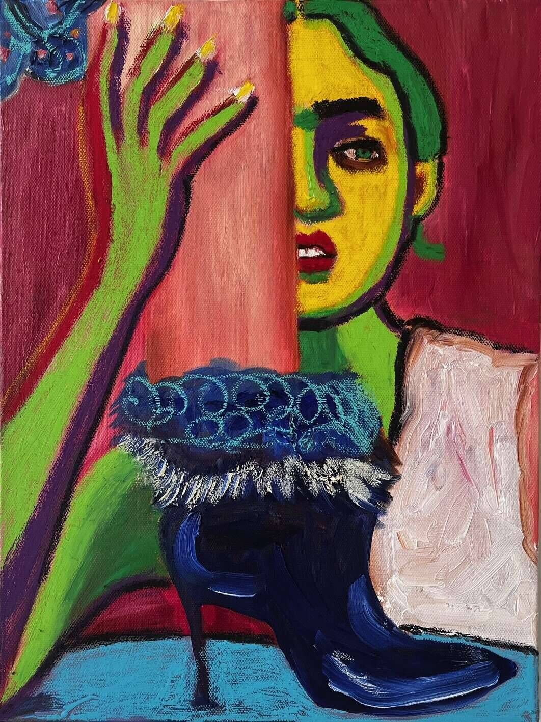 Der blaue Schuh - Anna Hopfensberger 1