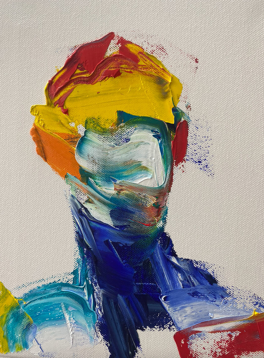 Selbstportrait Bunt V - Leonel Perez 1