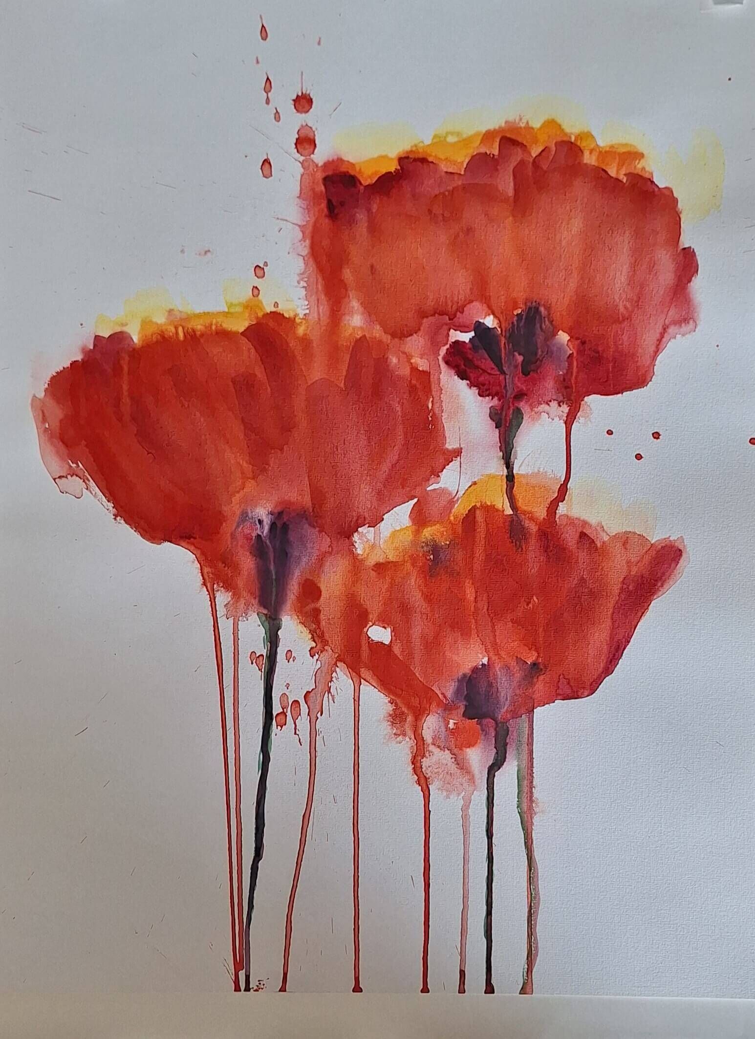 Red Poppies Bleed #50 - Sara Wimmers 1