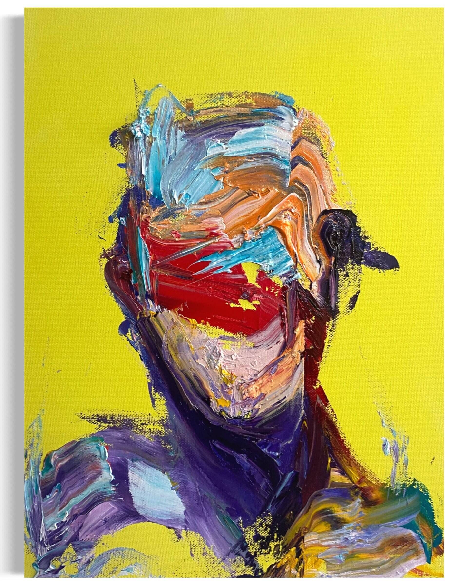 Selbst Portrait Gelb VI - Leonel Perez 1