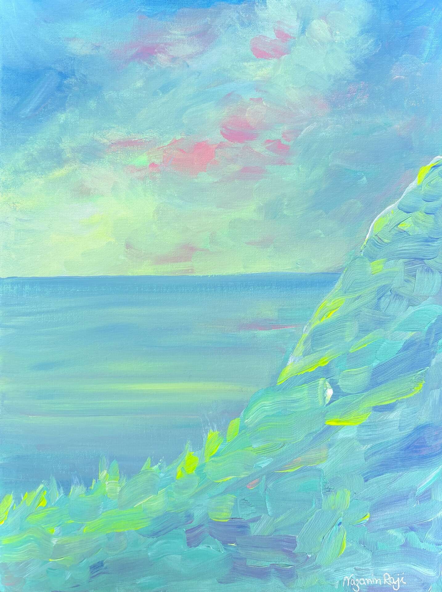 Hügel am Meer - Nazanin Raji 1