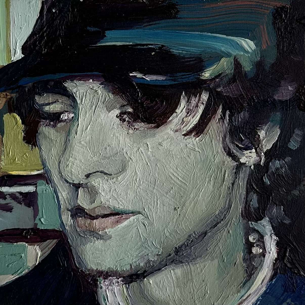 Portrait in Blau - Melek Özer 1