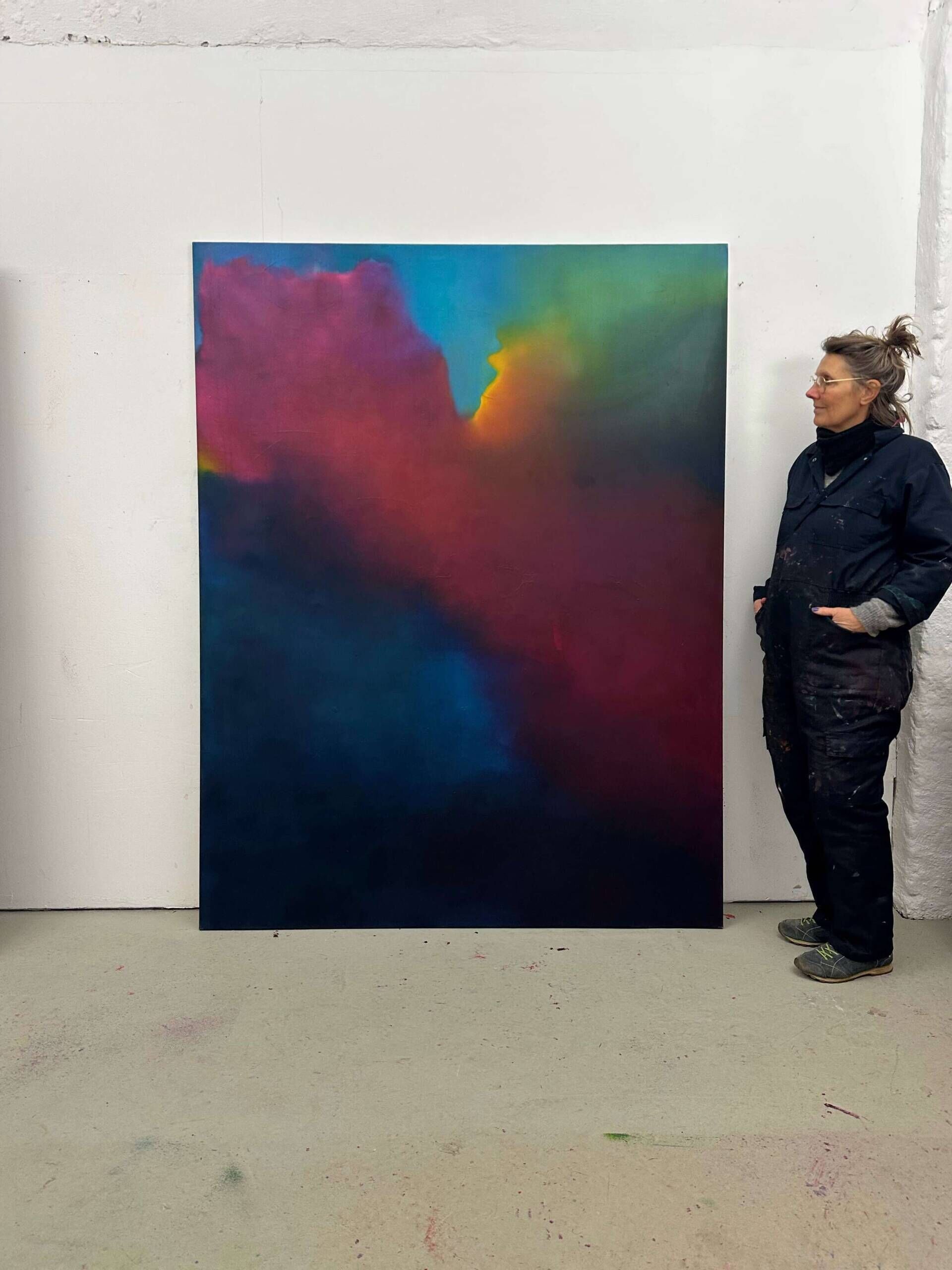 Farbbad Blaumagentagrüngelbtürkis - Antje Bockeloh 8