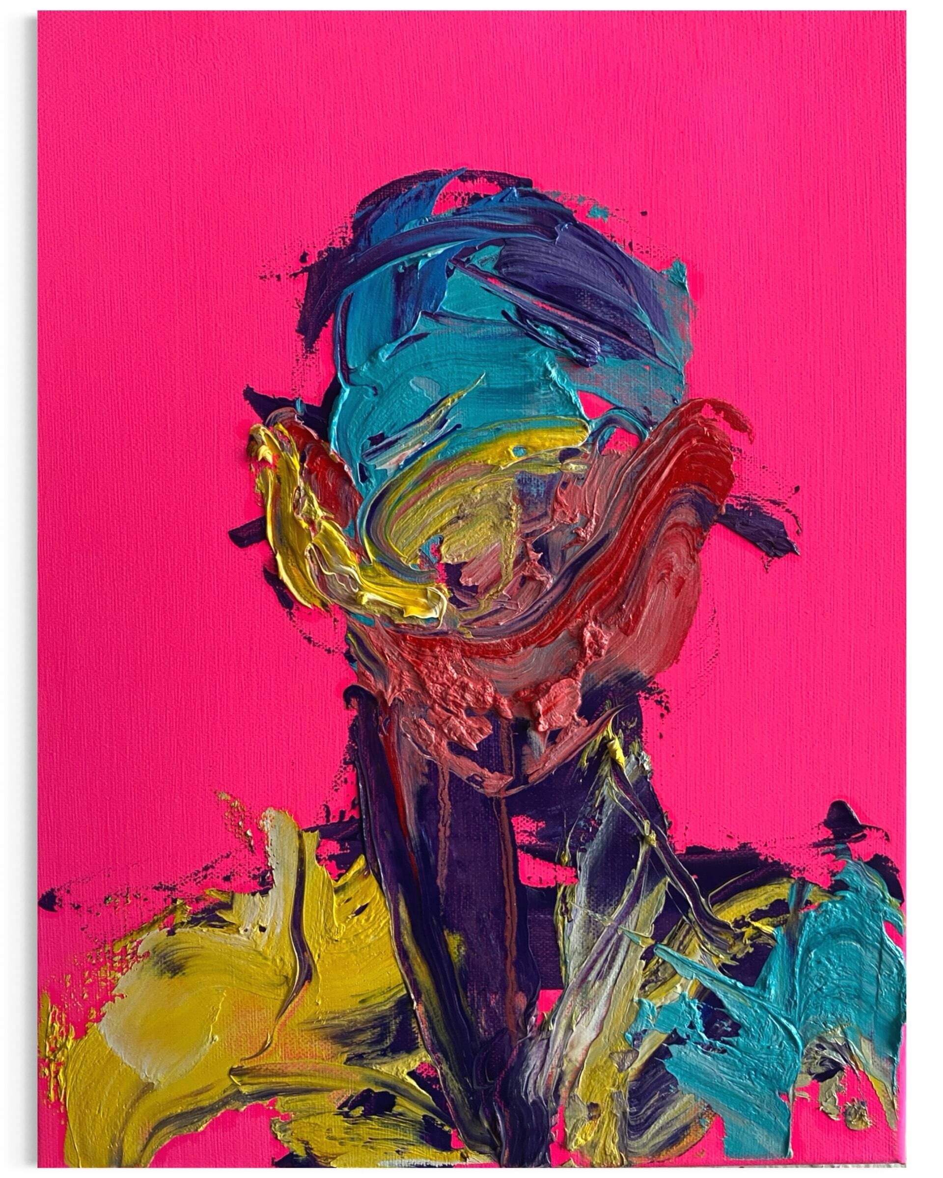 Selbstportrait Pink II - Leonel Perez 1