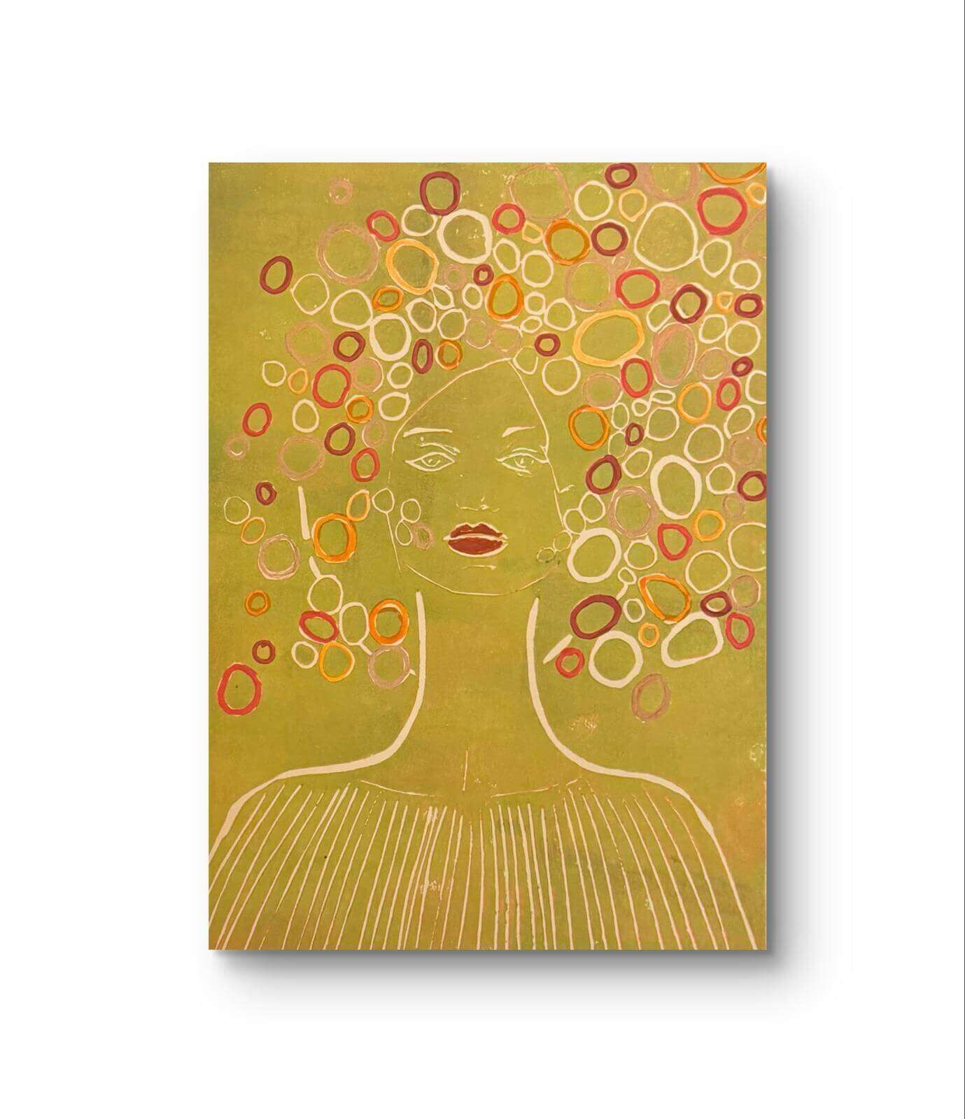 LILITH 11 Linolschnitt - Sybille Stein LILITH 11 Linolschnitt - Sybille Stein 3