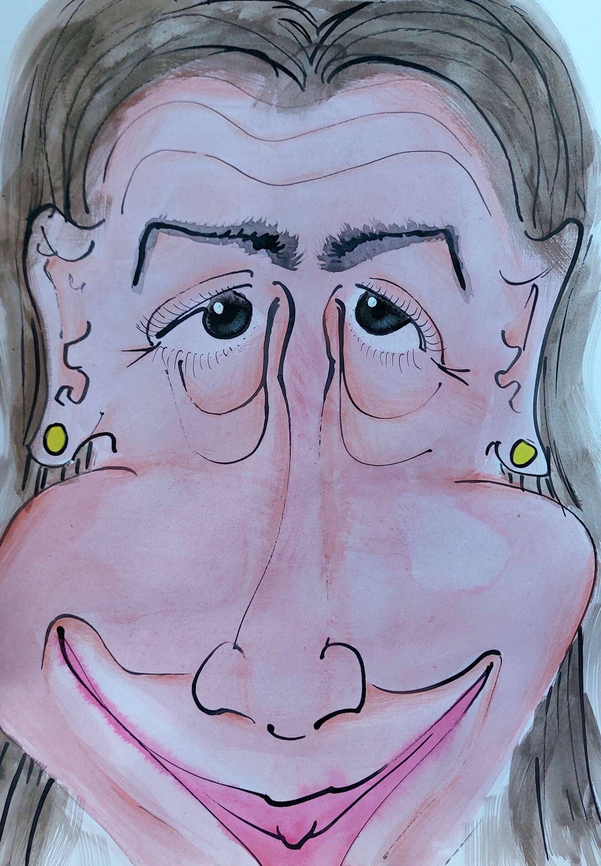 Lachende Dame - Alexander Straub 1